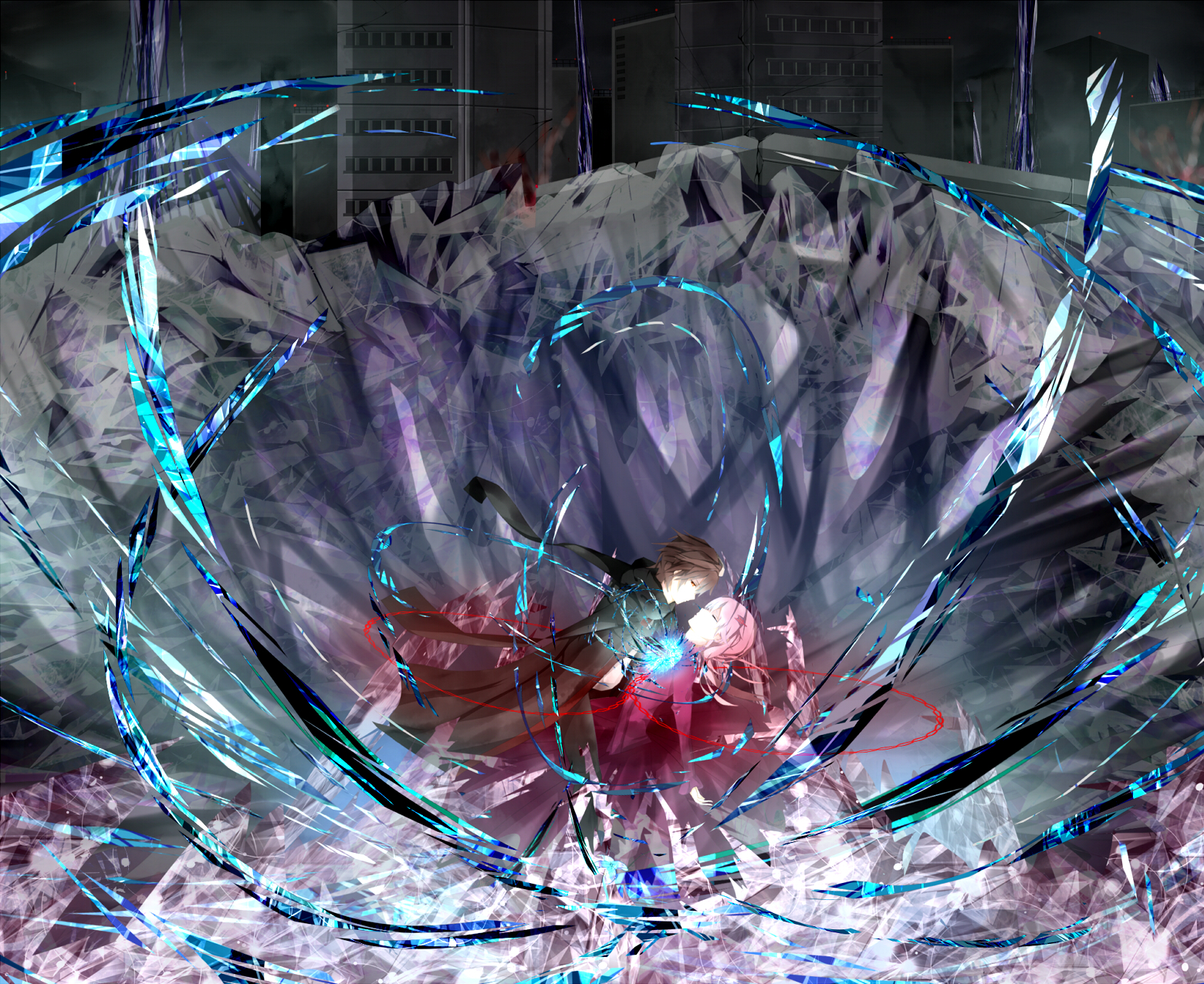 Inori Yuzuriha in a Shattered World HD Wallpaper