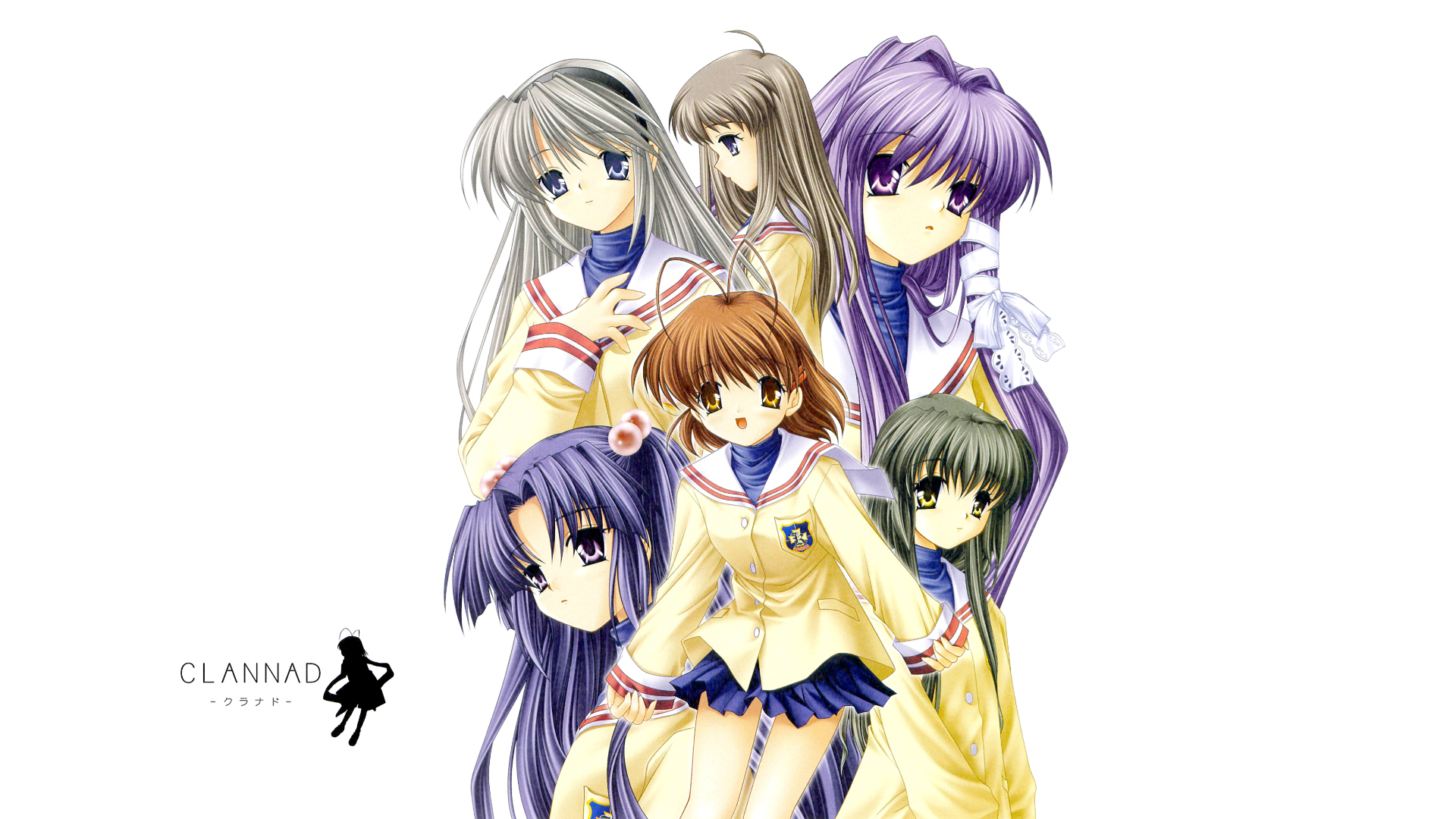 CLANNAD Fuuko Ibuki and friends HD Wallpaper