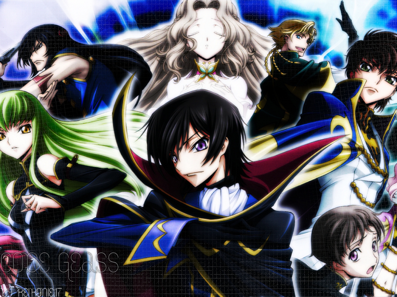 Code Geass characters collage HD Wallpaper