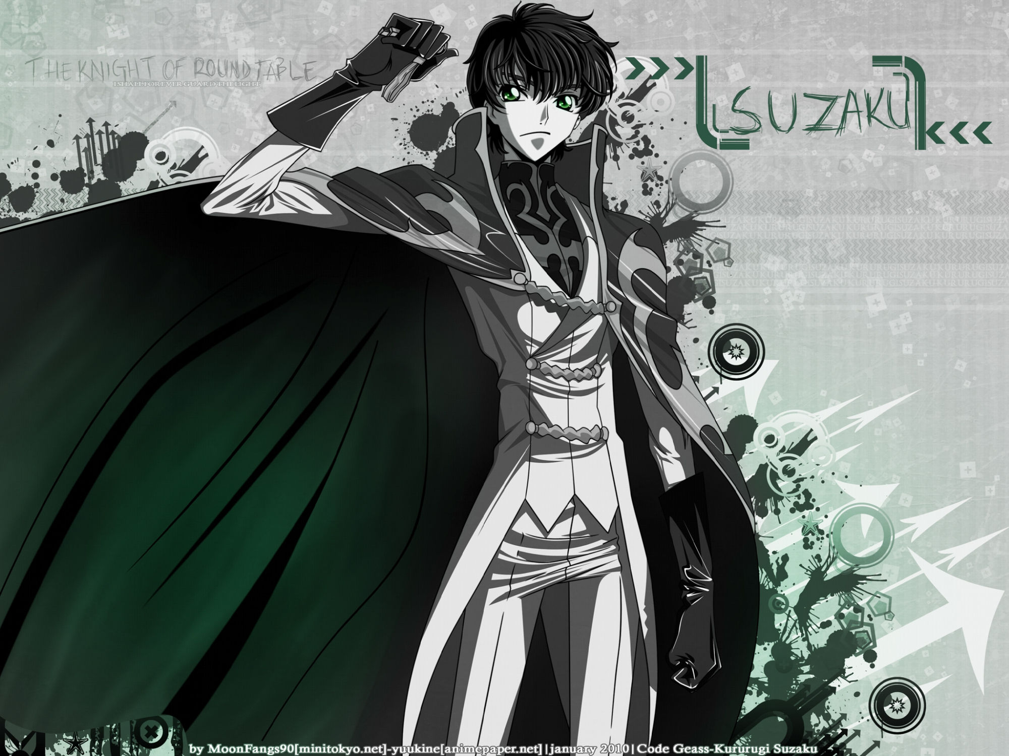 Suzaku Kururugi from Code Geass HD Wallpaper