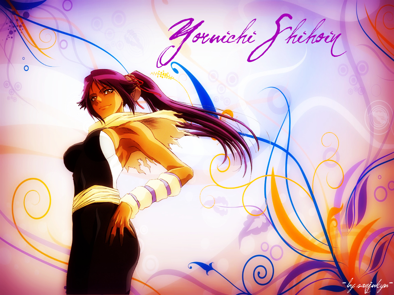 Yoruichi Shihouin from Bleach HD Wallpaper