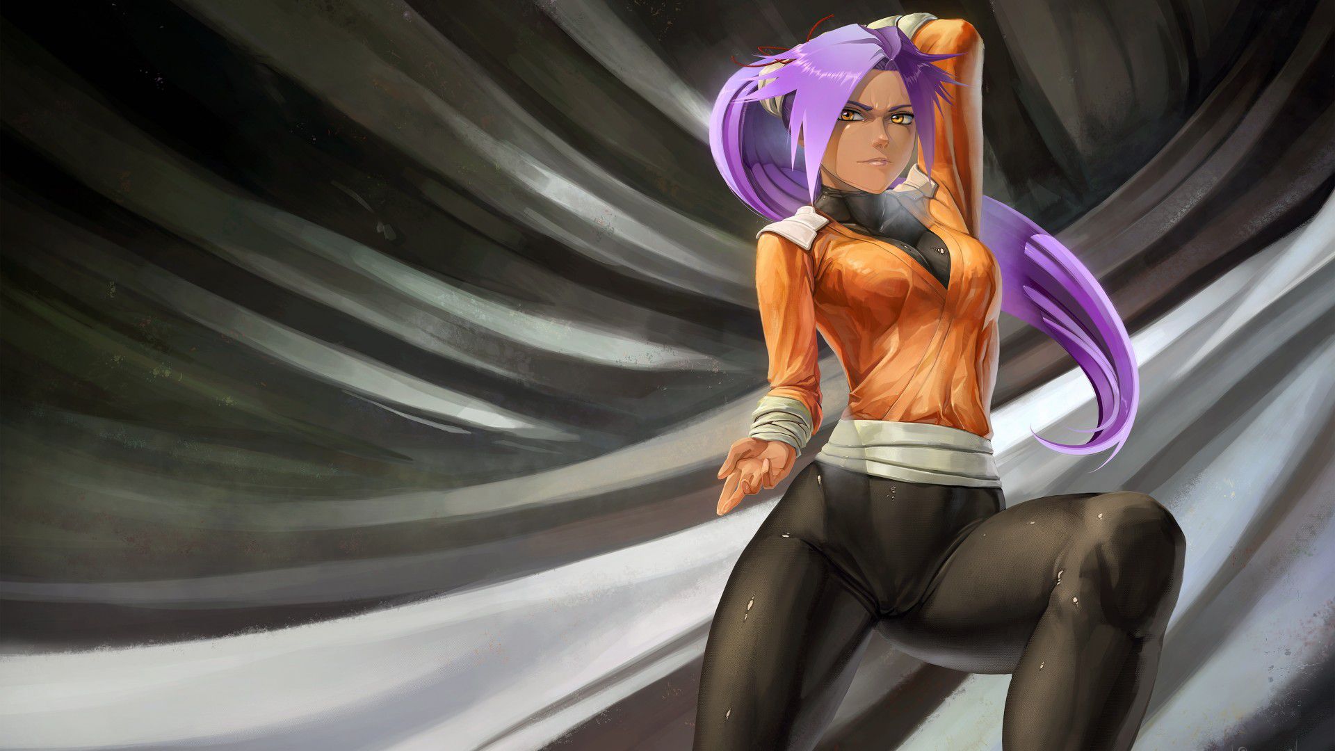Yoruichi Shihouin from Bleach HD Wallpaper