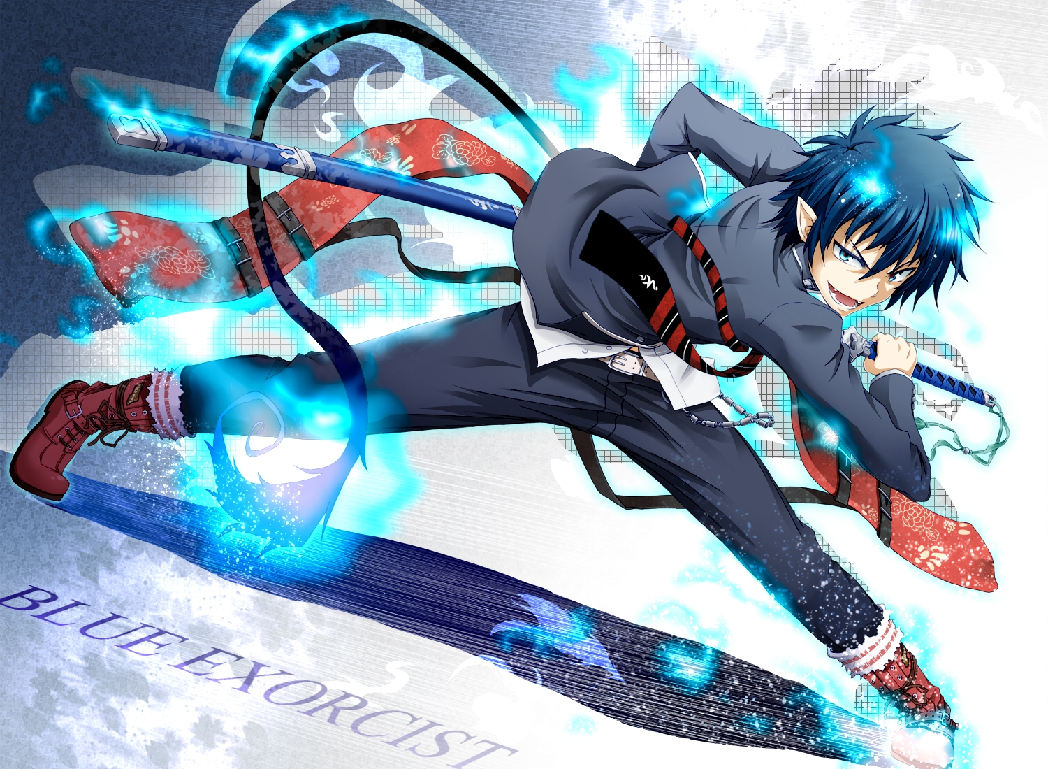 Rin Okumura from Blue Exorcist HD Wallpaper