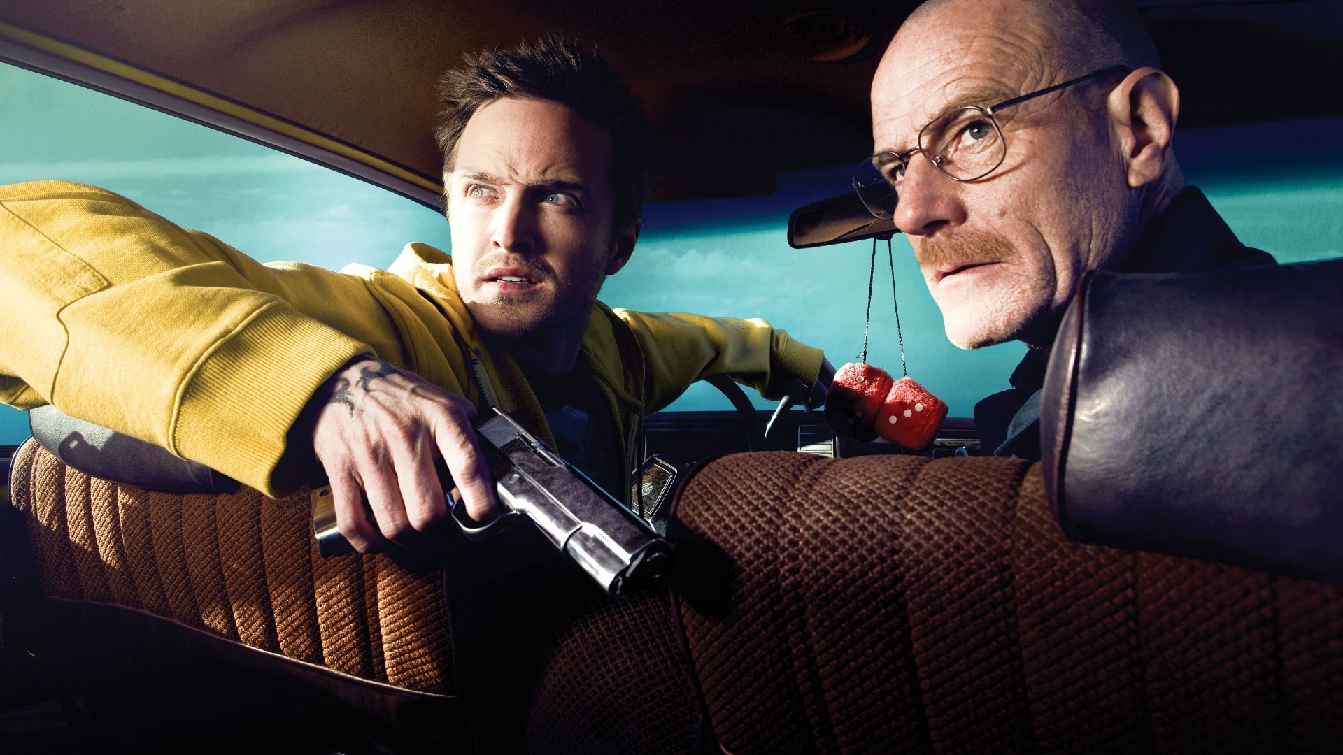 Walter White and Jesse Pinkman from Breaking Bad HD Wallpaper