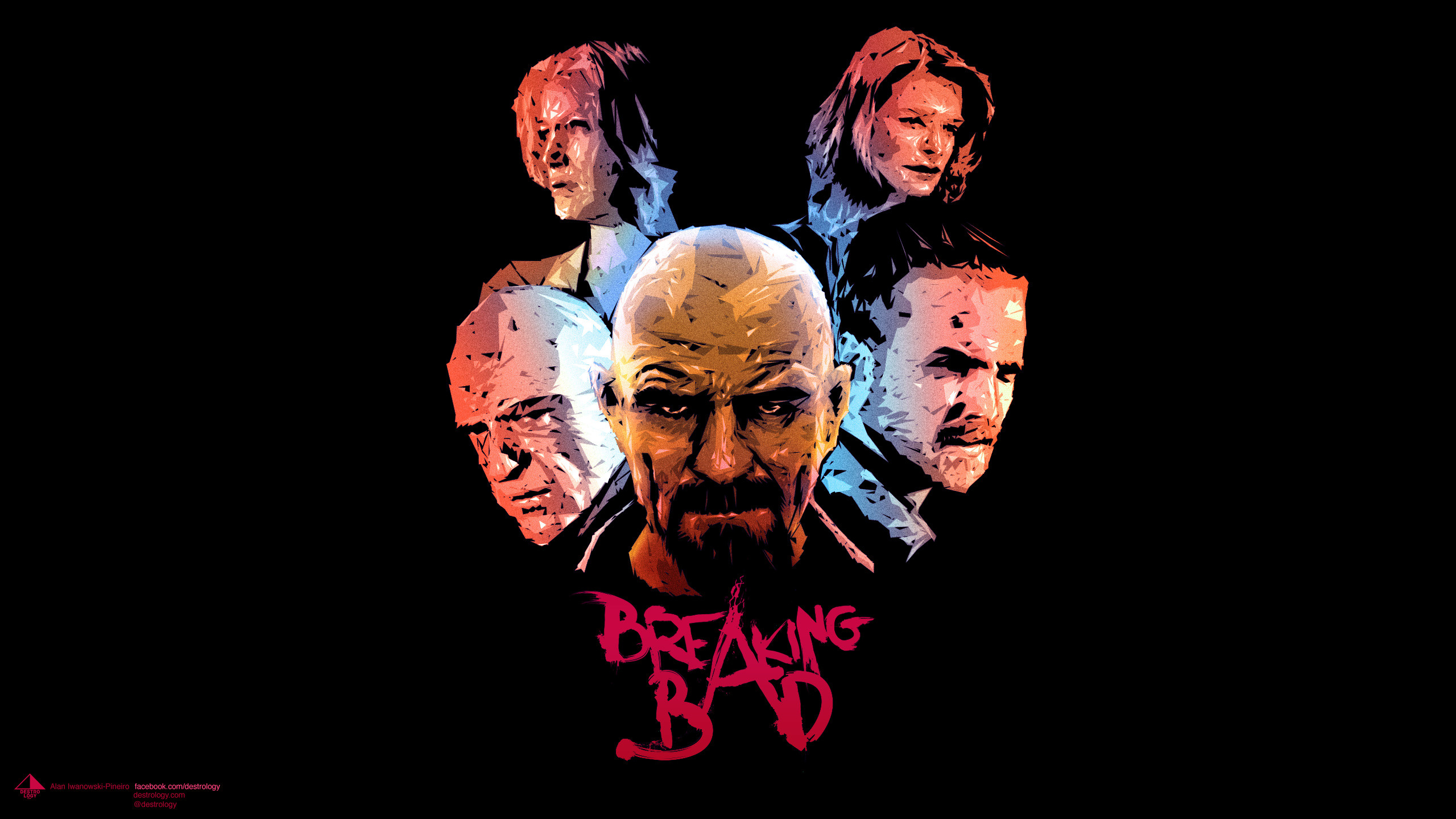 Breaking Bad characters montage HD Wallpaper