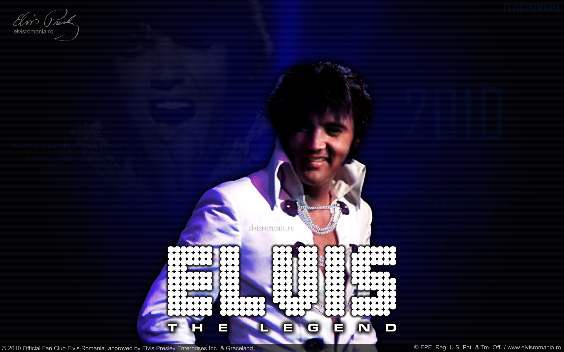 Elvis Presley The Legend 2010 HD Wallpaper