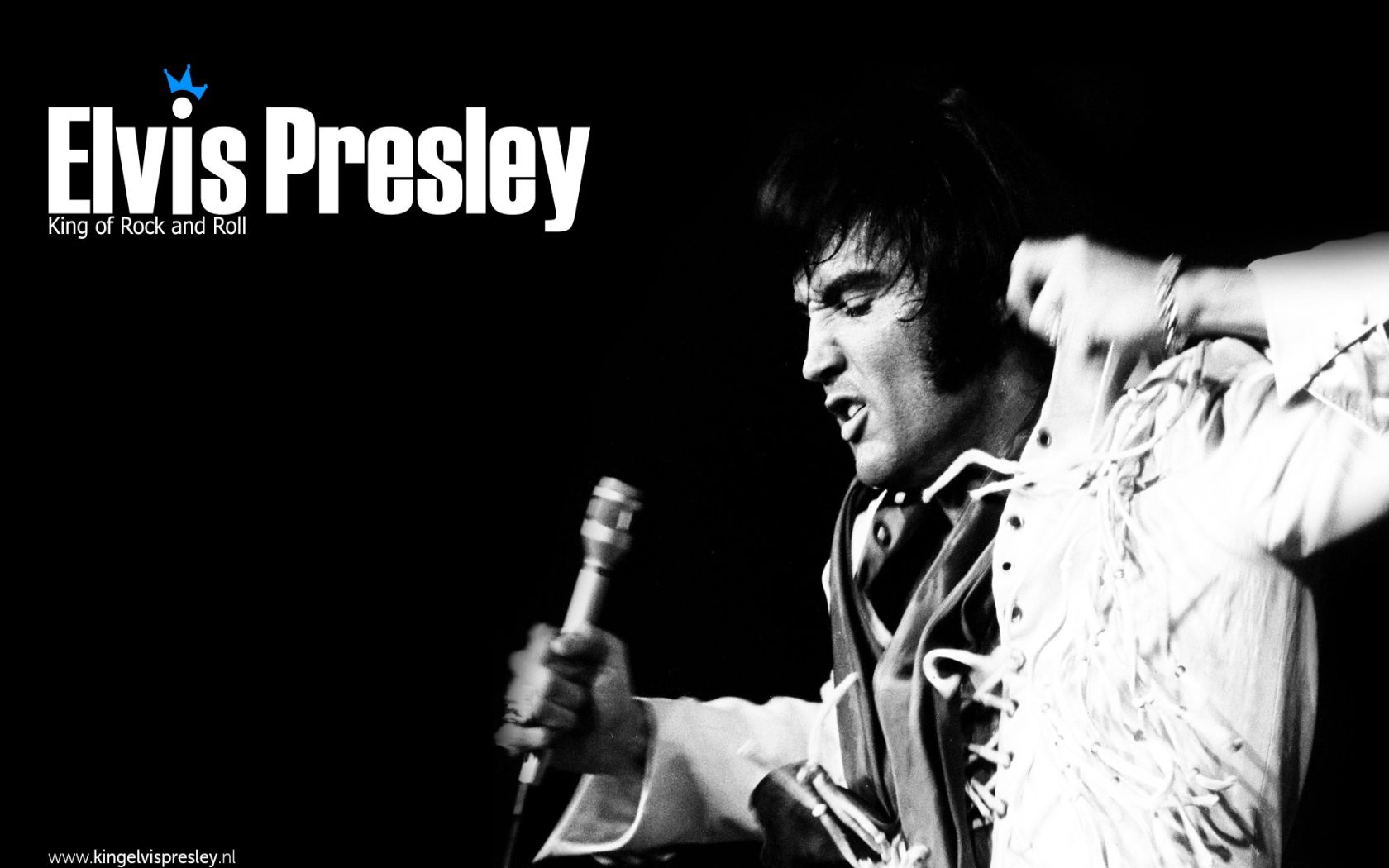 Elvis Presley King of Rock and Roll HD Wallpaper