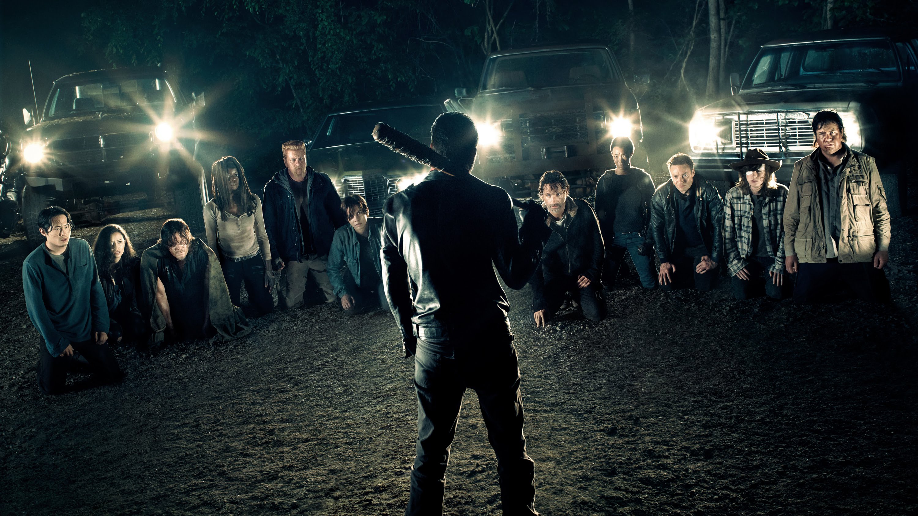 Negan and his victims from The Walking Dead HD Wallpaper