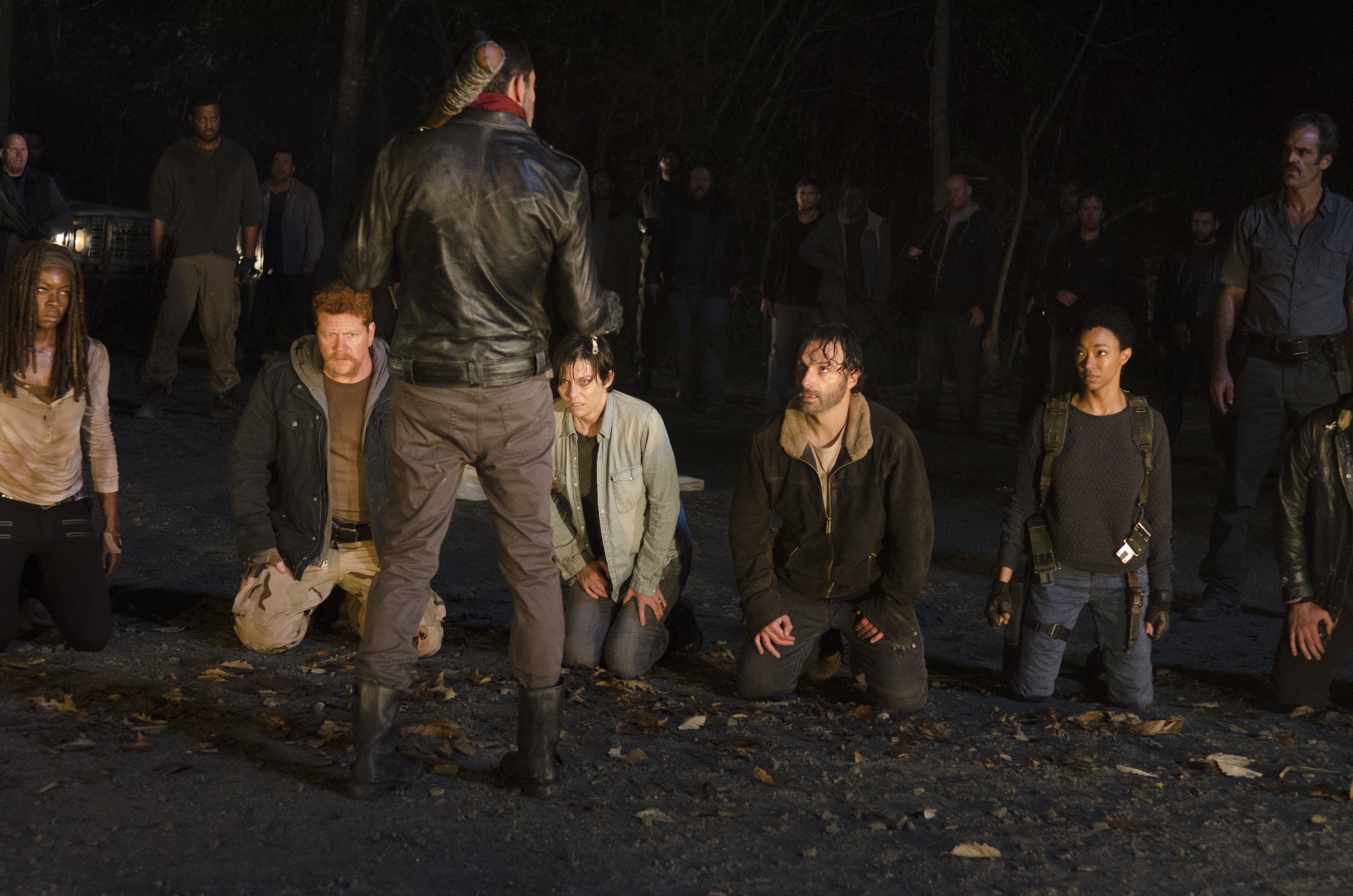 The Walking Dead Negan and survivors HD Wallpaper