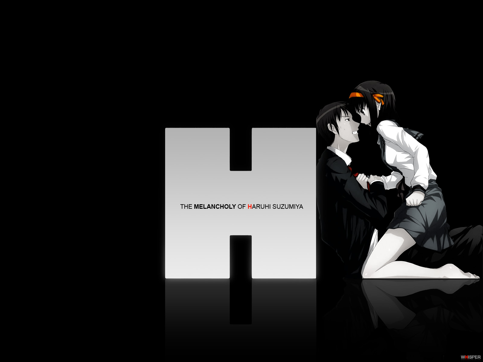 The Melancholy of Haruhi Suzumiya anime poster HD Wallpaper