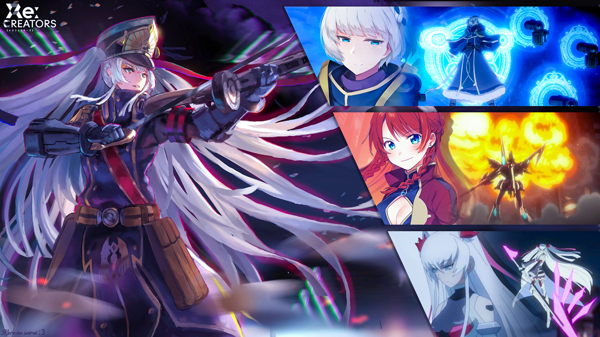 Gunpuku no Himegimi characters HD Wallpaper