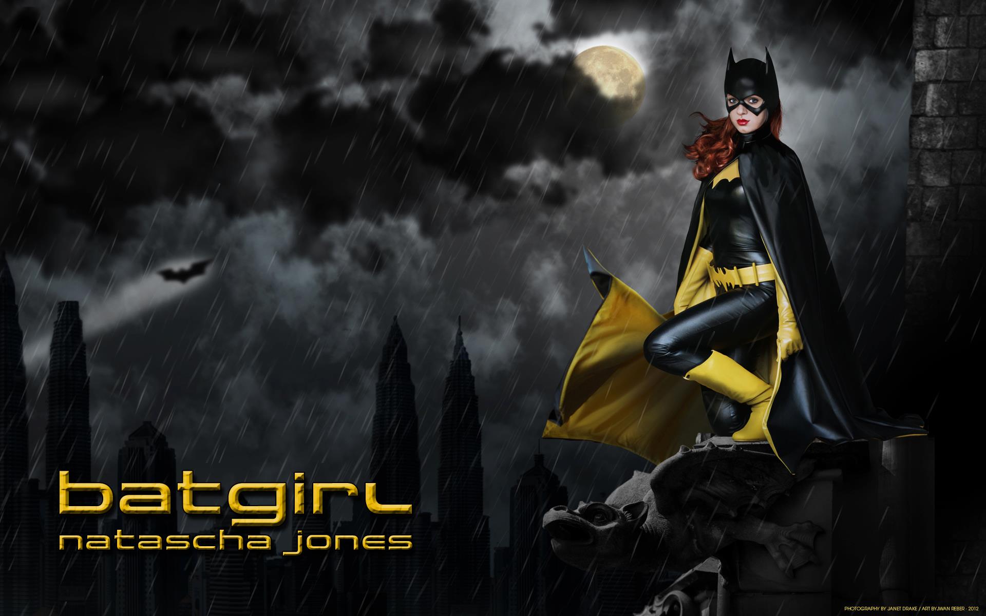 Batgirl Natascha Jones in Gotham City HD Wallpaper