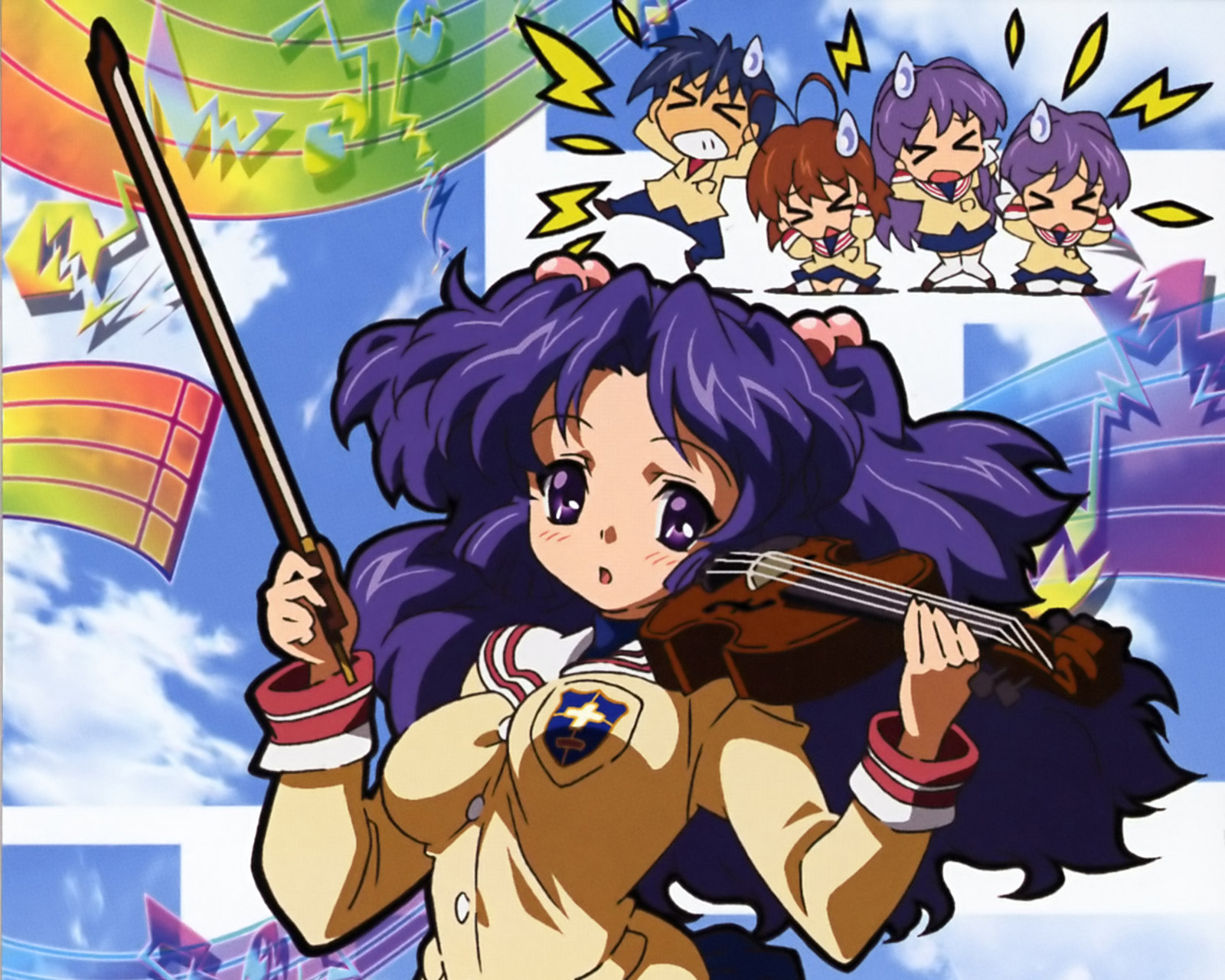 Kotomi Ichinose playing violin HD Wallpaper
