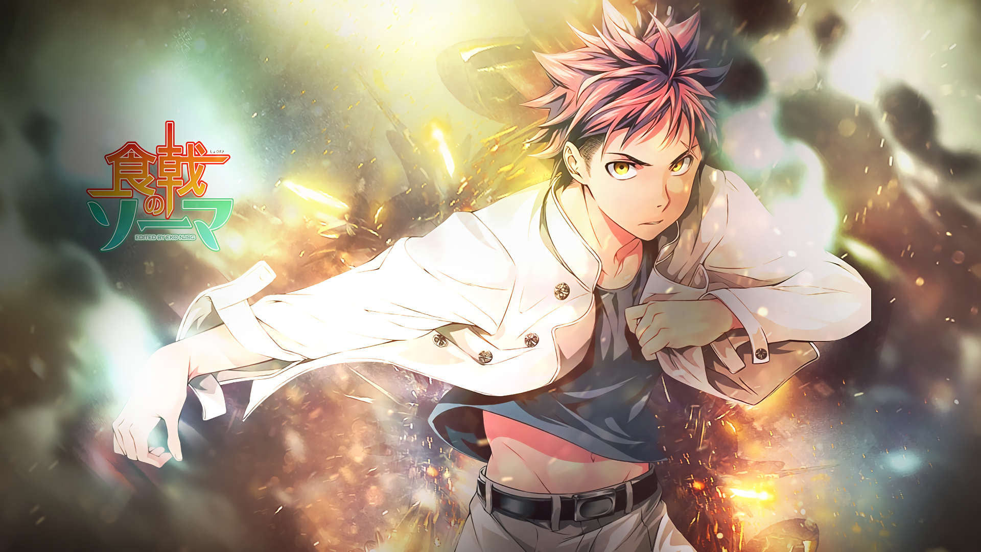 Sōma Yukihira from Food Wars! Shokugeki no Soma HD Wallpaper