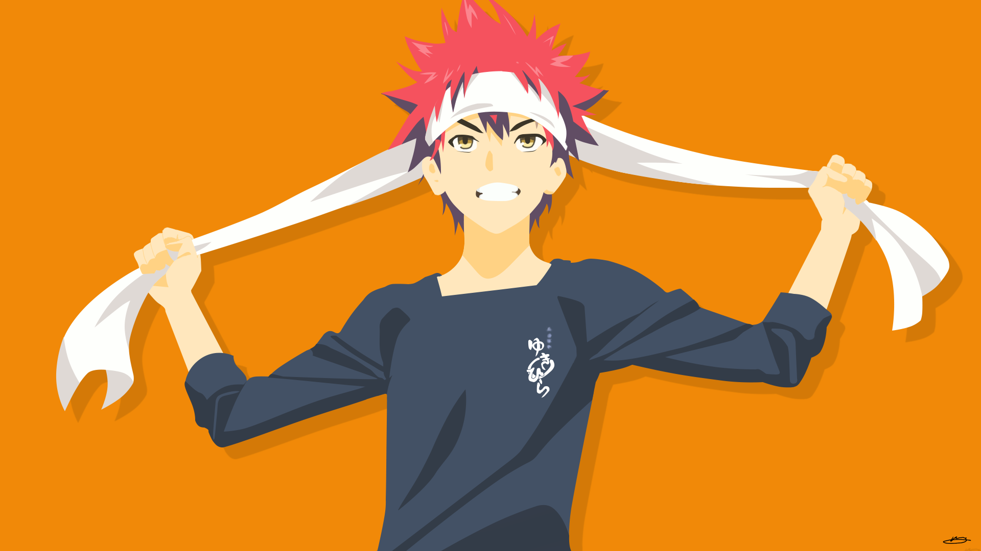 Sōma Yukihira from Food Wars! Shokugeki no Soma HD Wallpaper