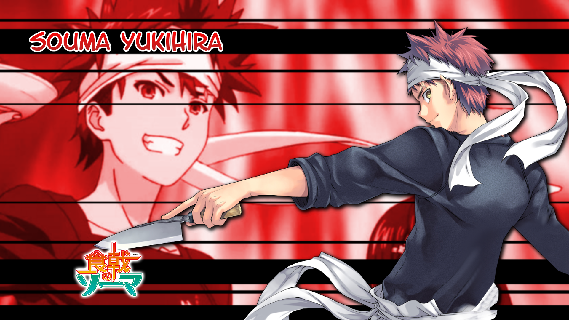 Sōma Yukihira from Food Wars! HD Wallpaper