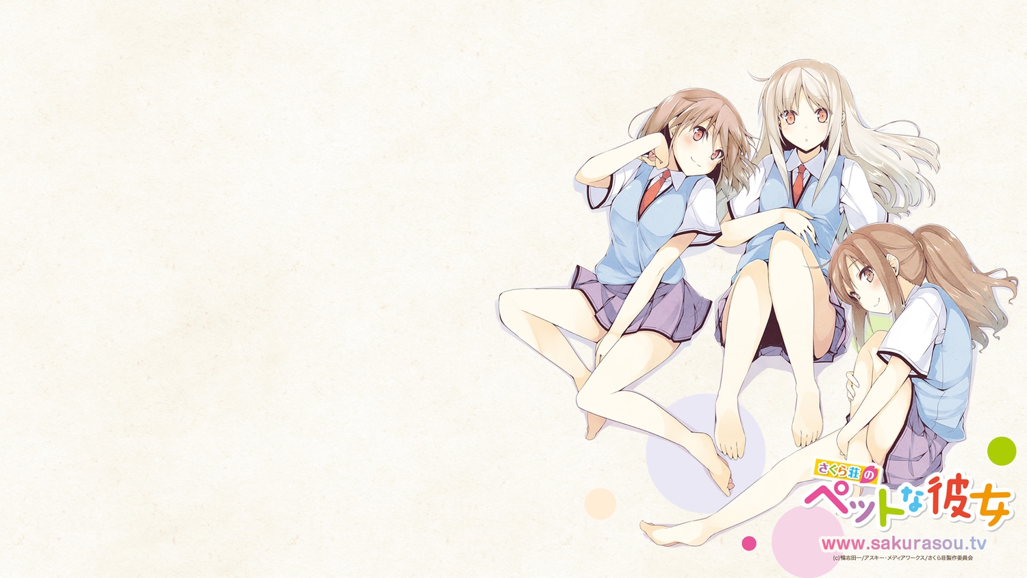 Sakurasou no Pet na Kanojo characters HD Wallpaper