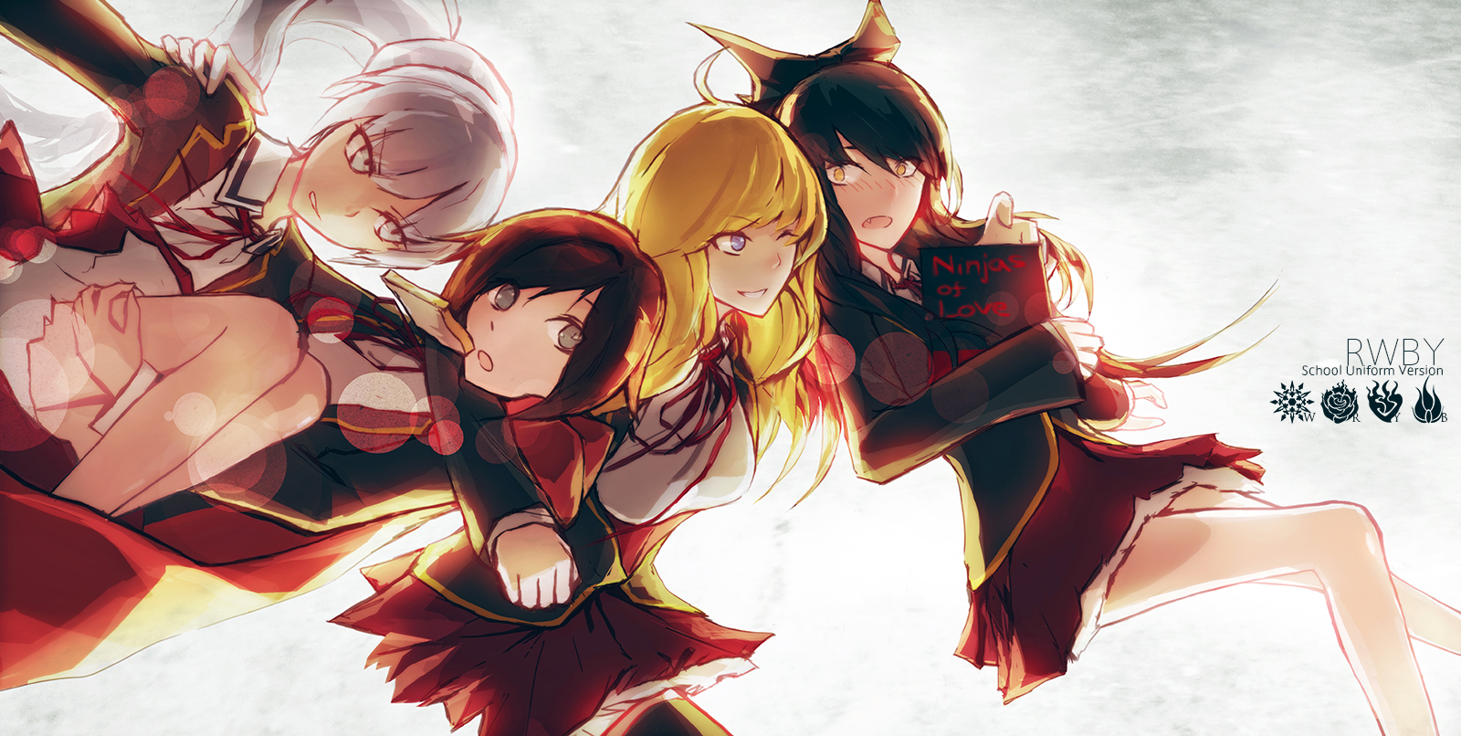 RWBY School Uniform Version HD Wallpaper