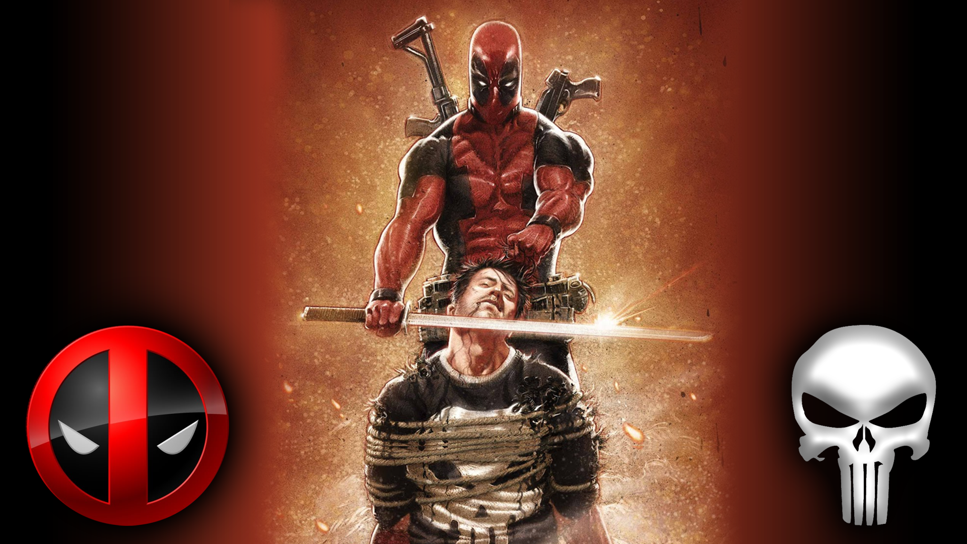 Deadpool and Punisher from Marvel Comics HD Wallpaper