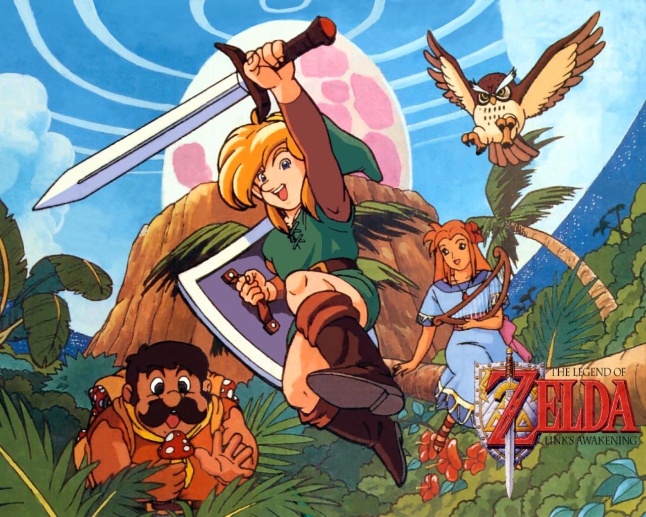 Link from The Legend of Zelda: Link's Awakening HD Wallpaper