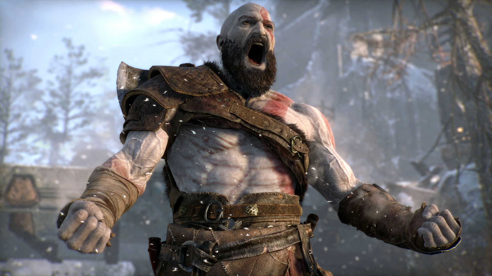 Kratos from God of War screaming HD Wallpaper