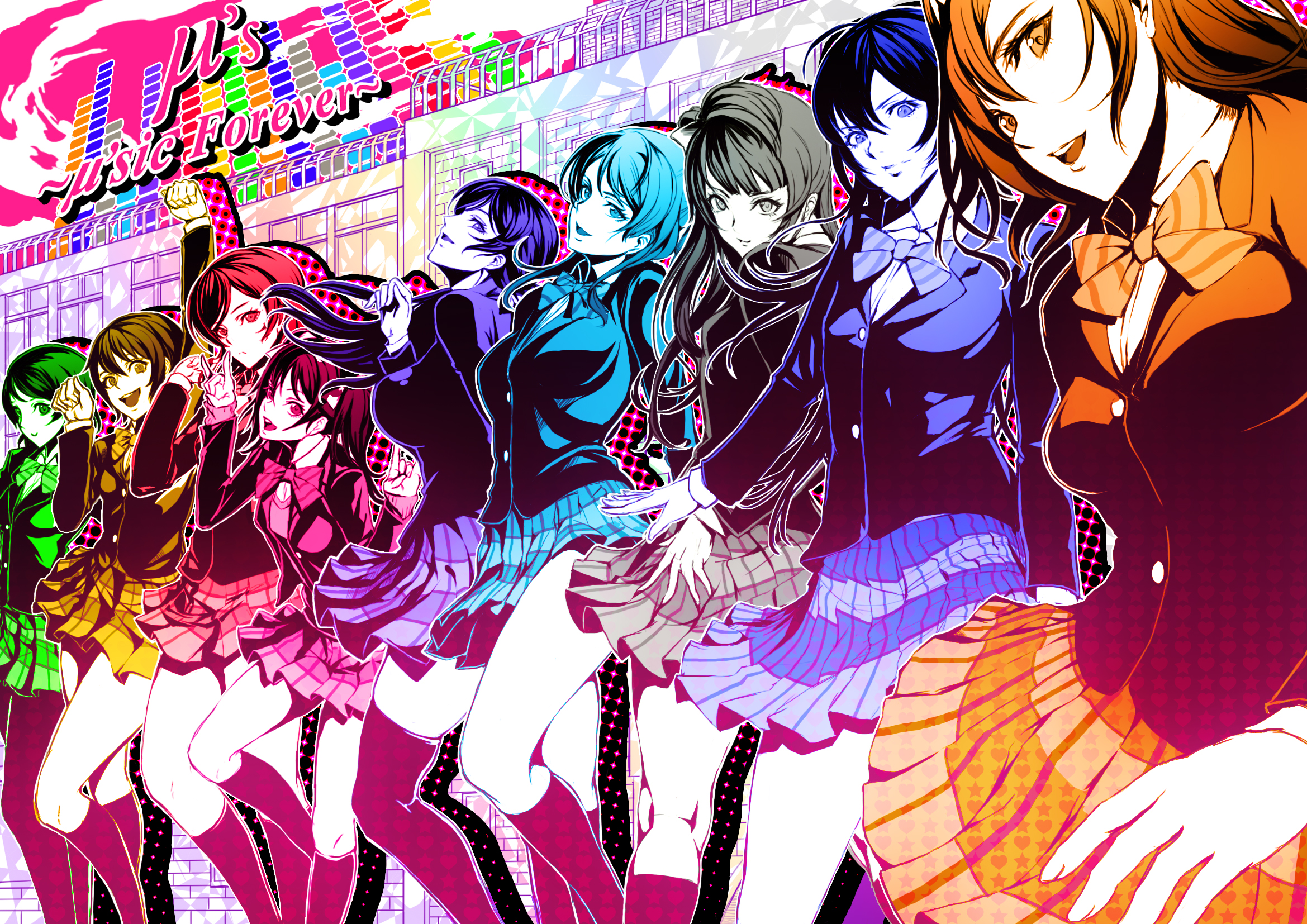 μ's Music Forever anime girls HD Wallpaper