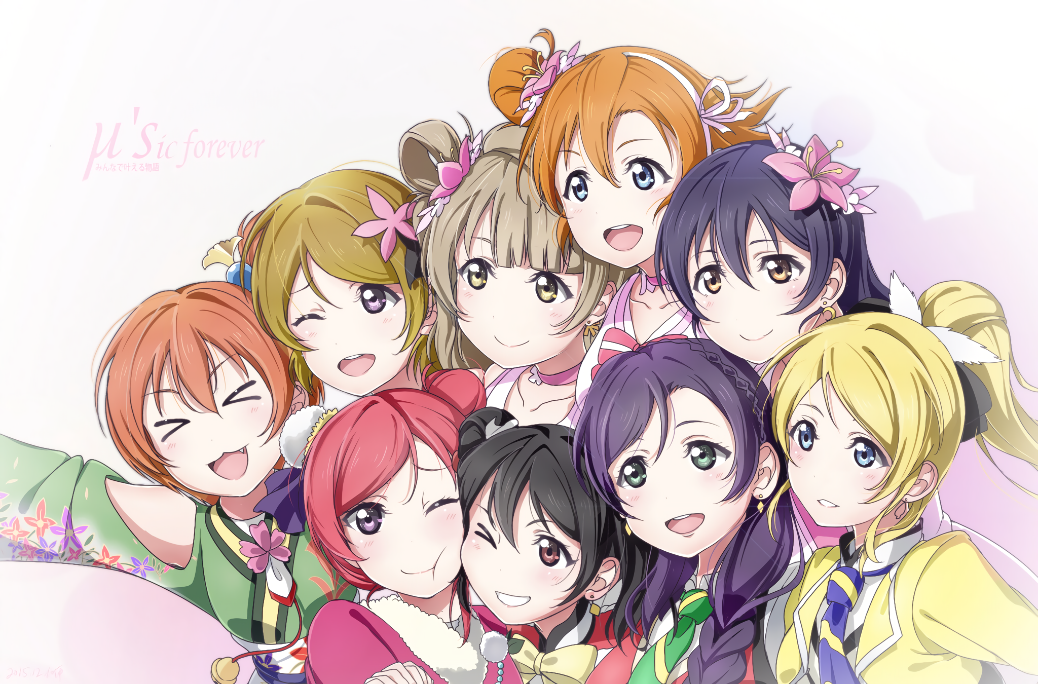 μ's from Love Live! School Idol Project HD Wallpaper