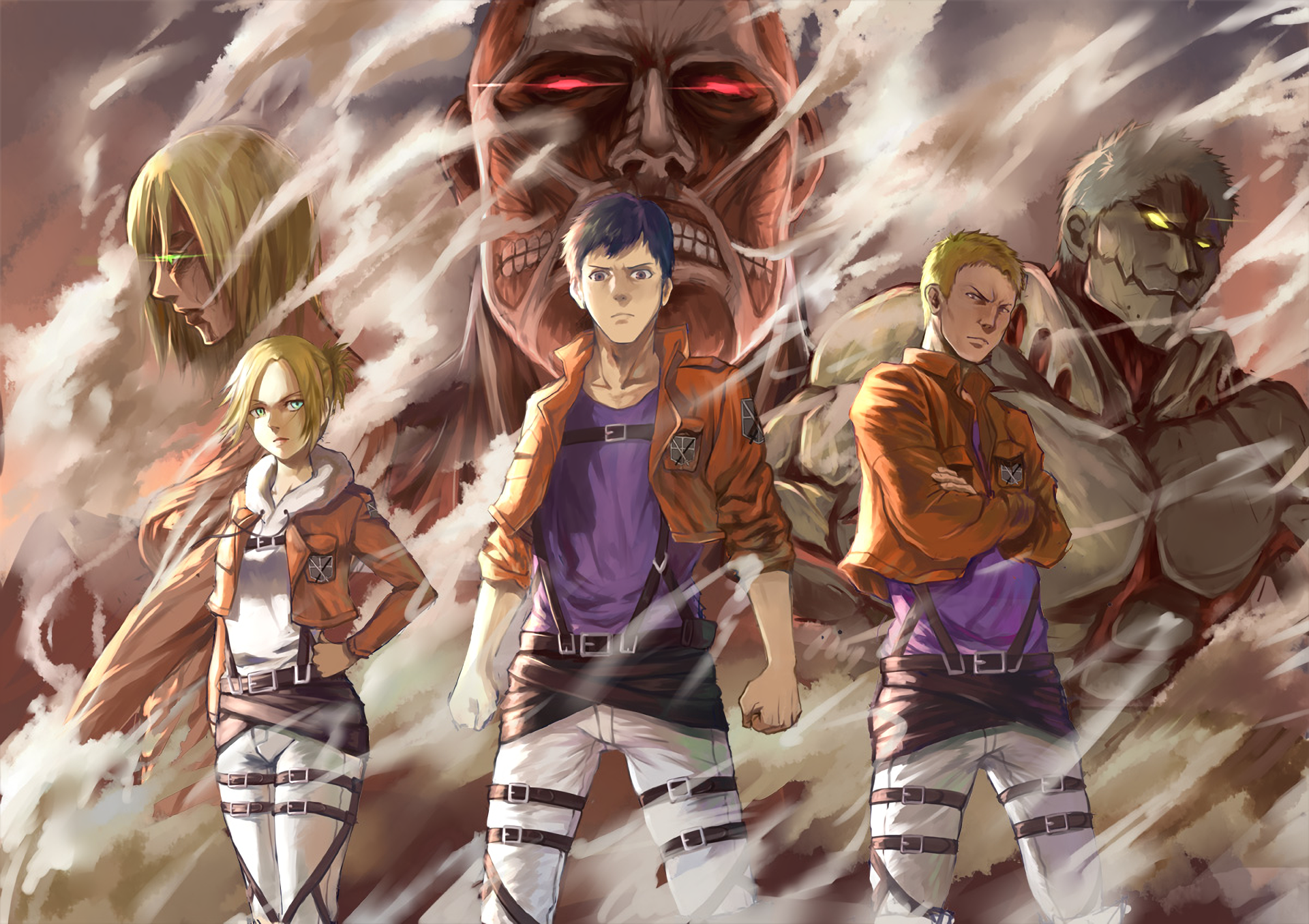 Annie Leonhart from Attack on Titan HD Wallpaper