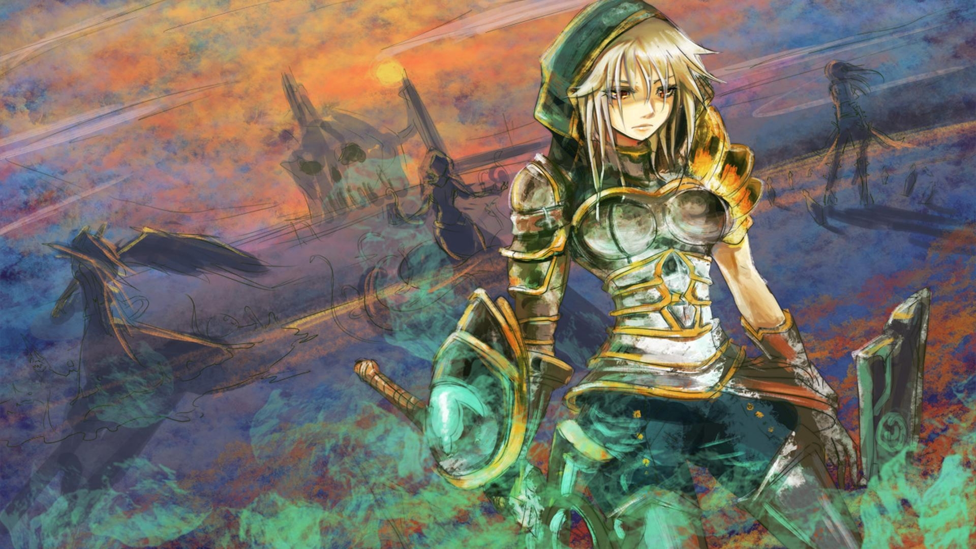 Riven from League of Legends HD Wallpaper