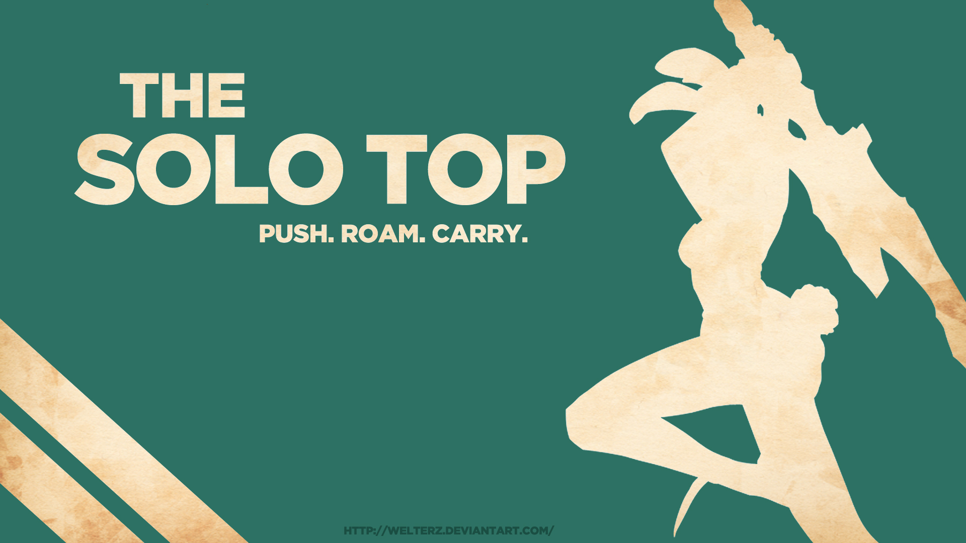 The Solo Top Push Roam Carry League of Legends HD Wallpaper