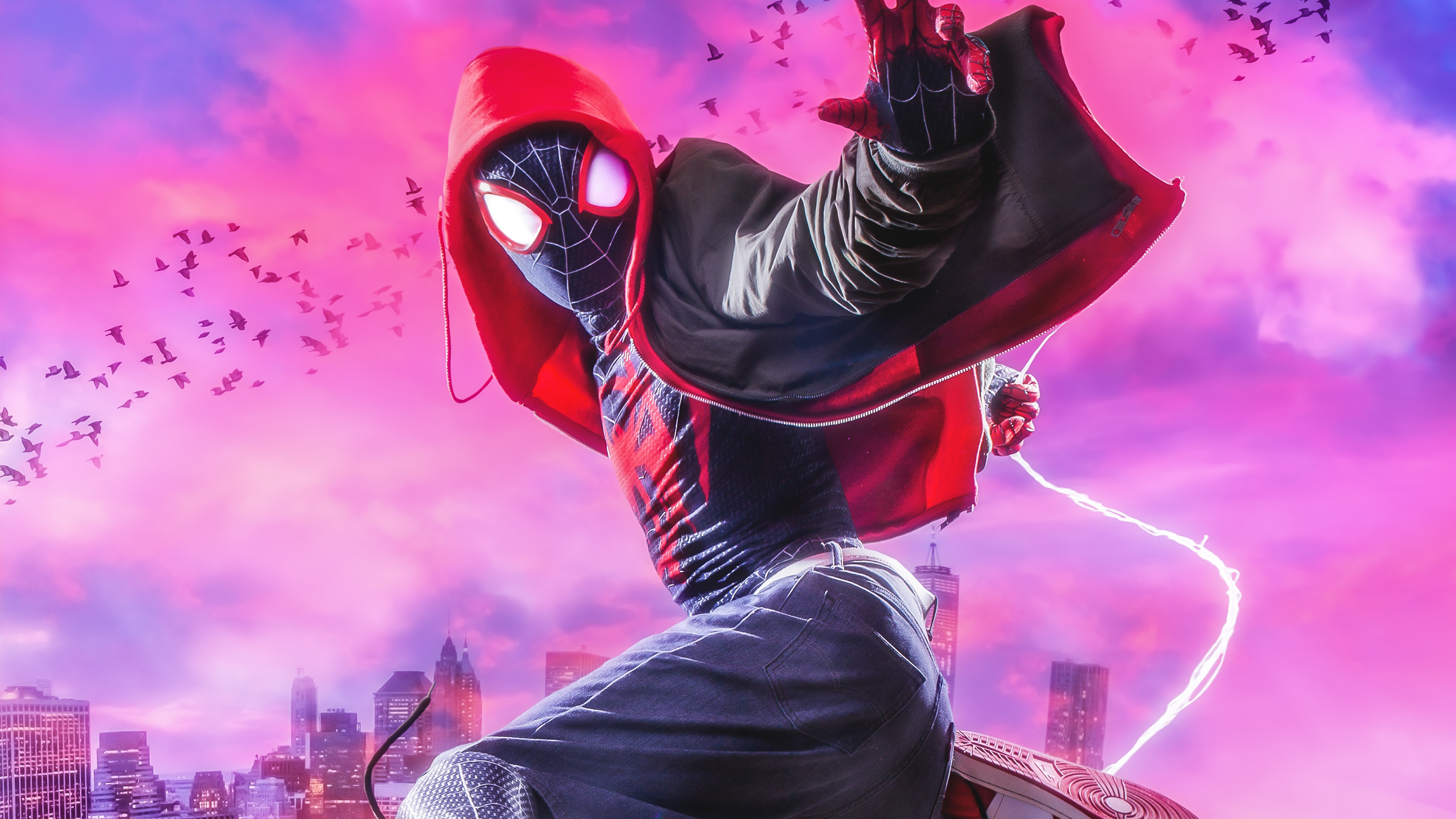 Miles Morales from Spider-Man: Into the Spider-Verse HD Wallpaper