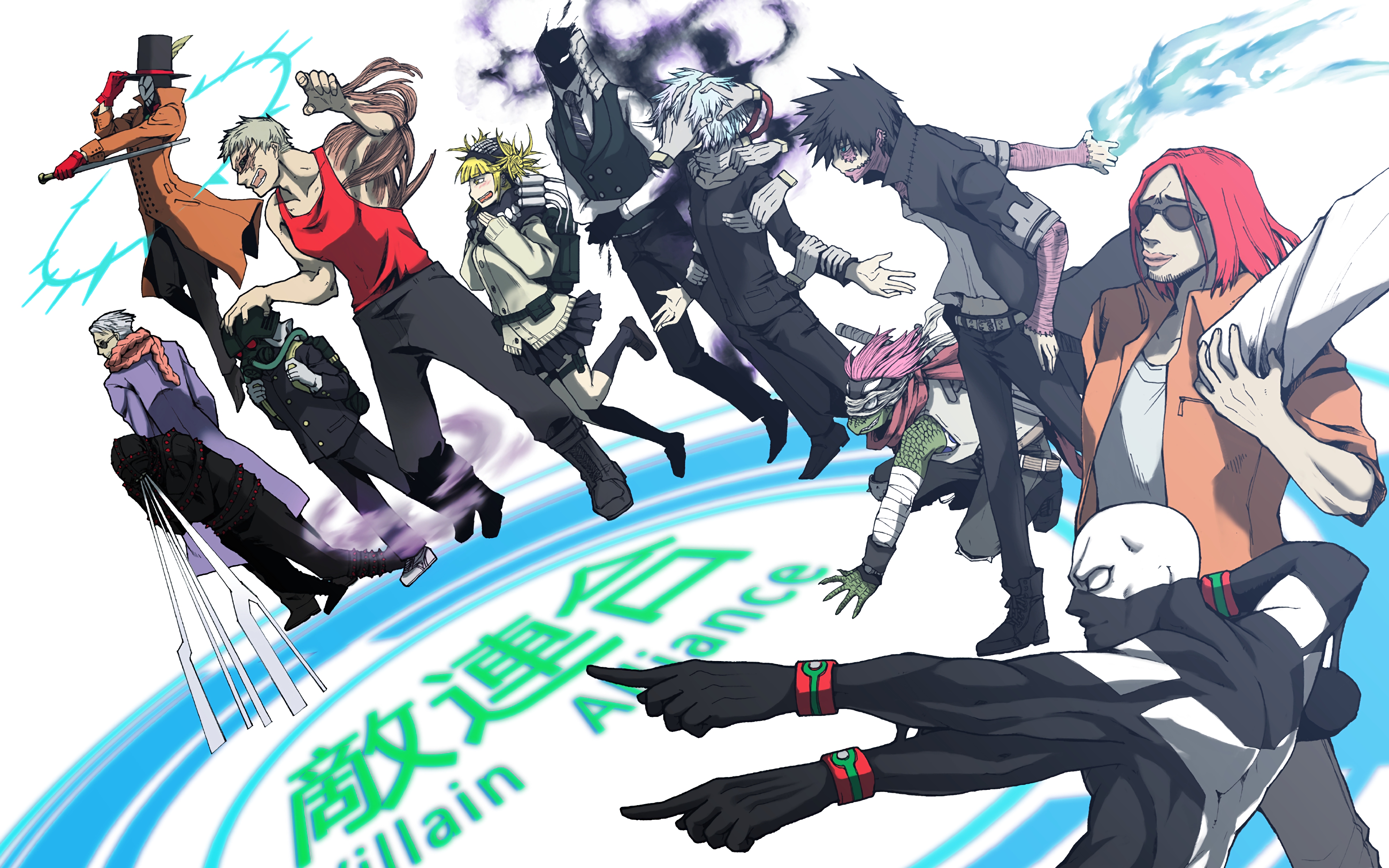 Villain Alliance from My Hero Academia HD Wallpaper