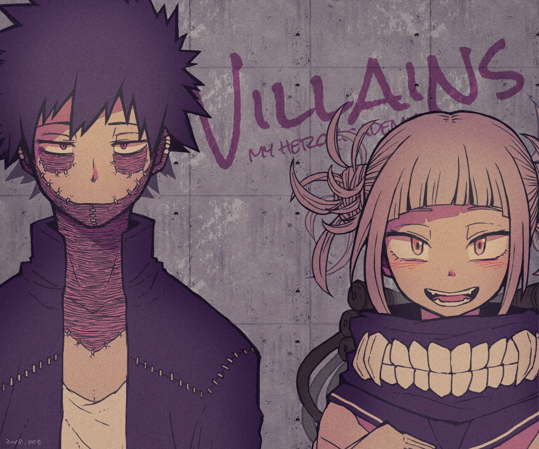 Dabi and Himiko Toga from My Hero Academia HD Wallpaper