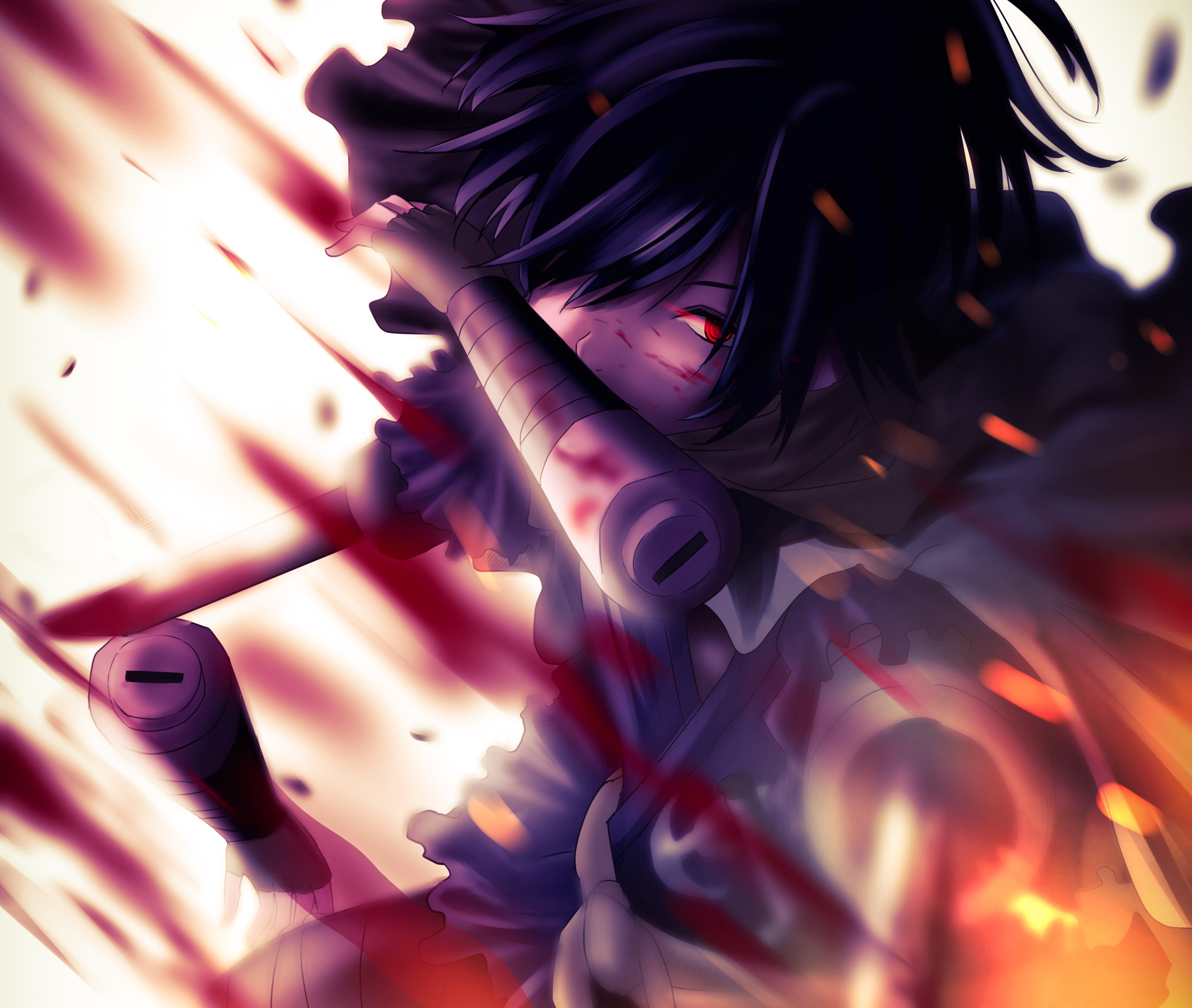 Hyakkimaru from Dororo in battle HD Wallpaper