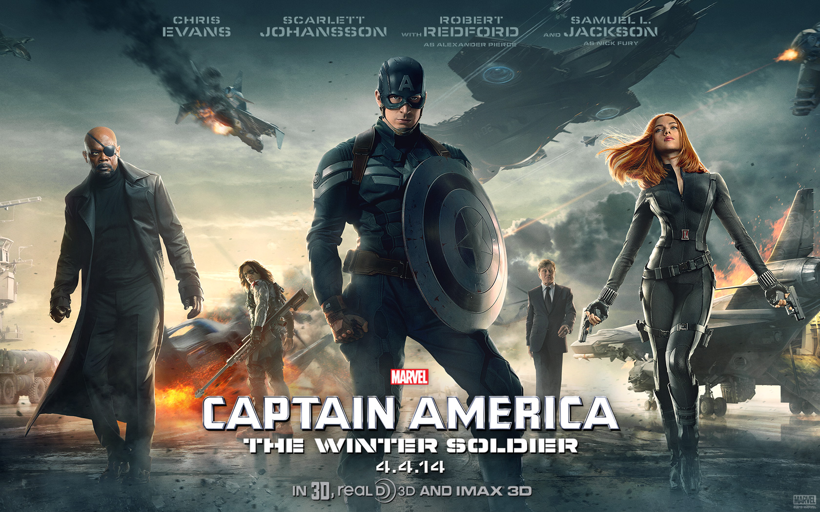 Captain America: The Winter Soldier Movie Poster HD Wallpaper