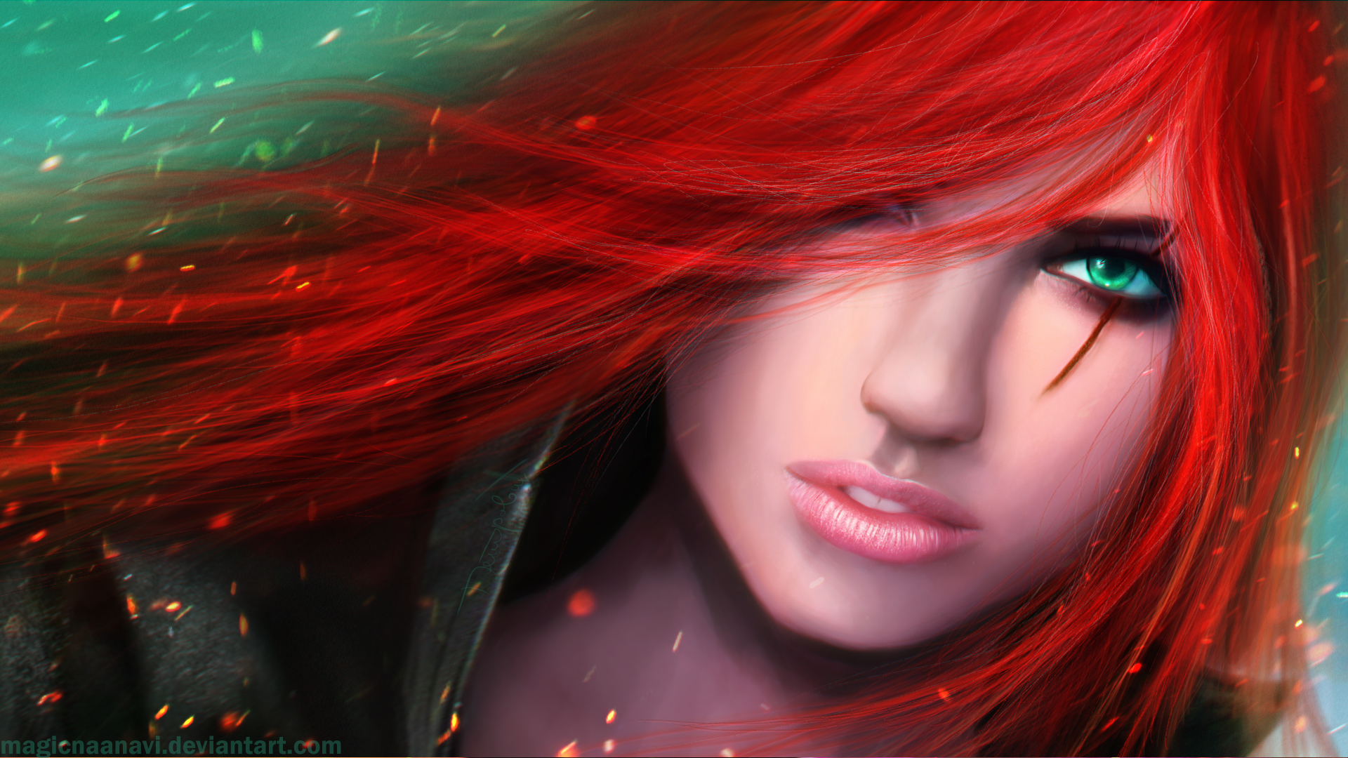 Katarina from League of Legends HD Wallpaper