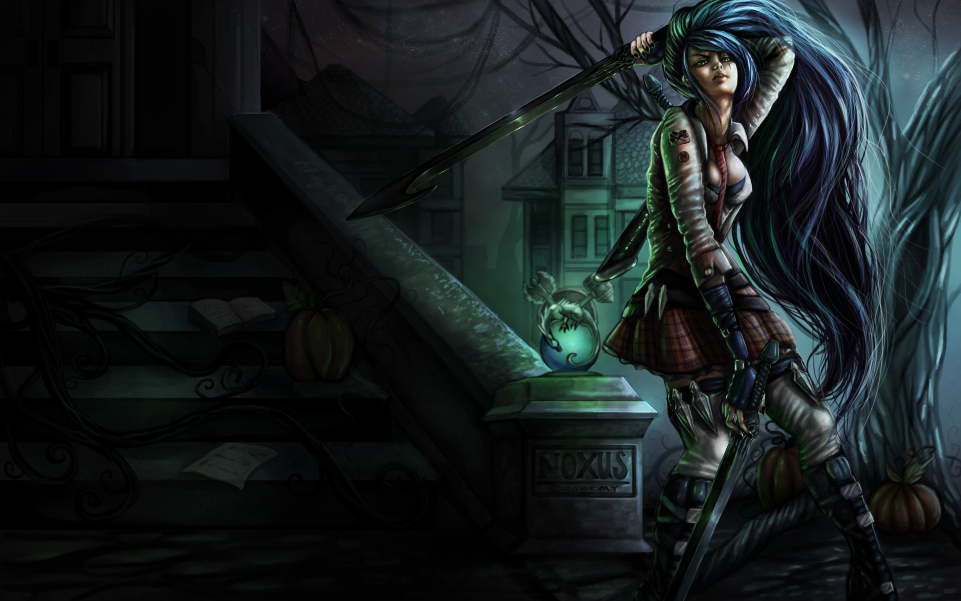 Katarina from League of Legends HD Wallpaper