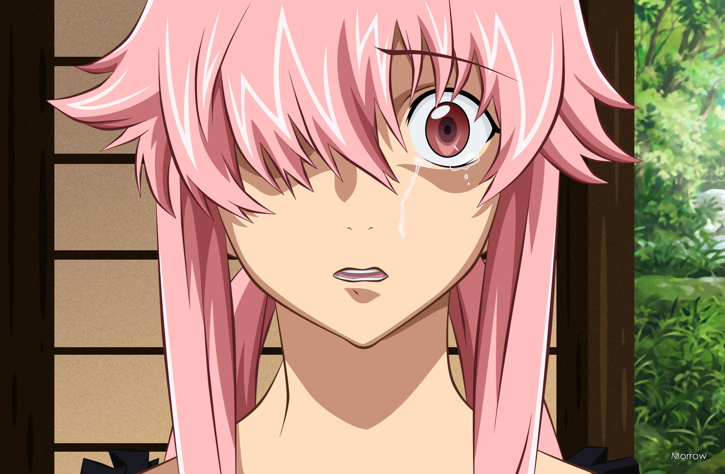 Yuno Gasai from Future Diary HD Wallpaper