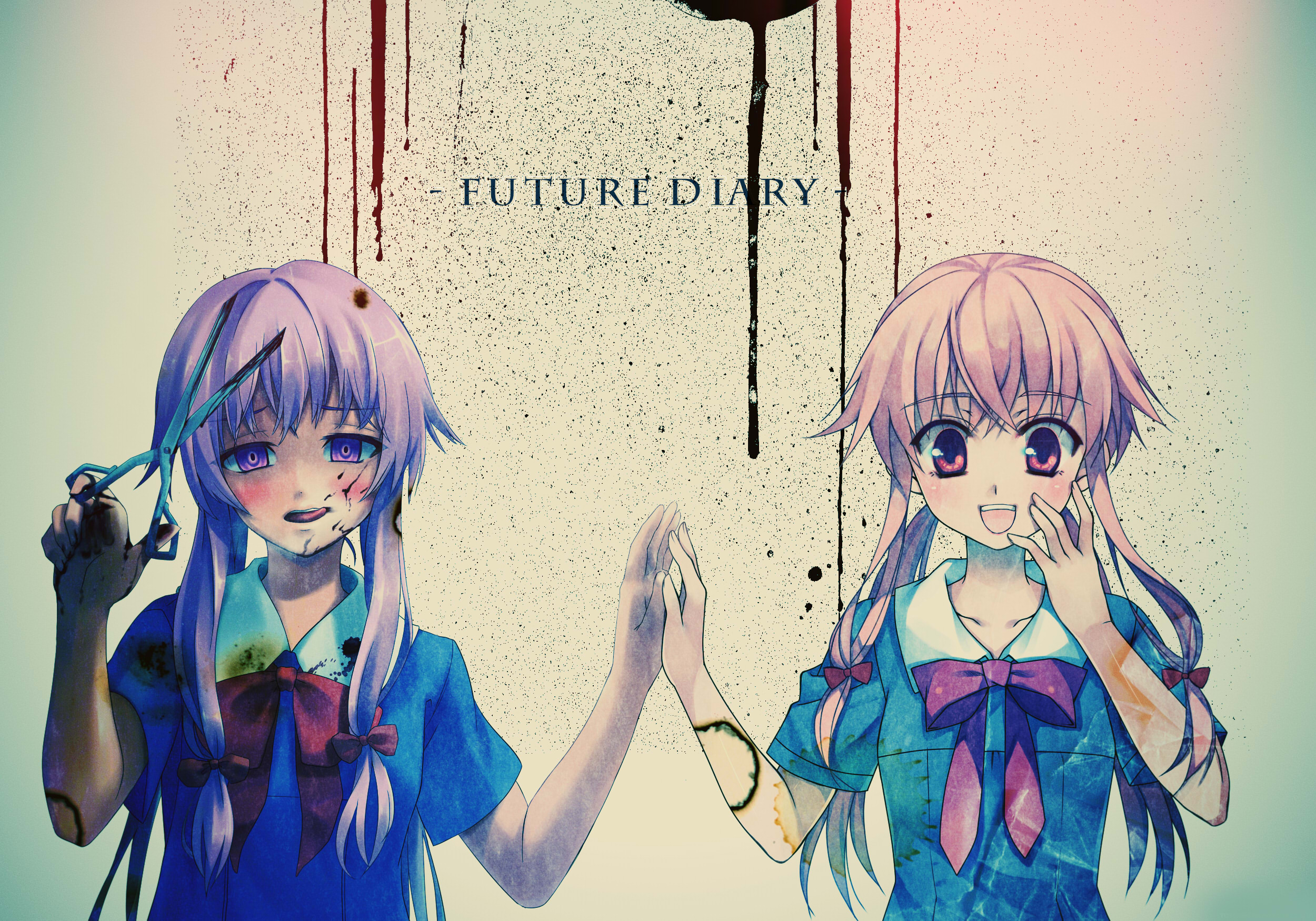 Yuno Gasai from Future Diary HD Wallpaper