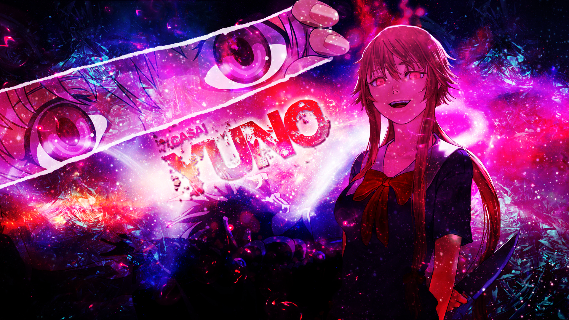 Yuno Gasai from Future Diary HD Wallpaper
