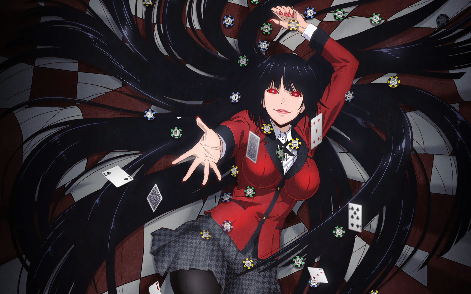 Yumeko Jabami from Kakegurui HD Wallpaper