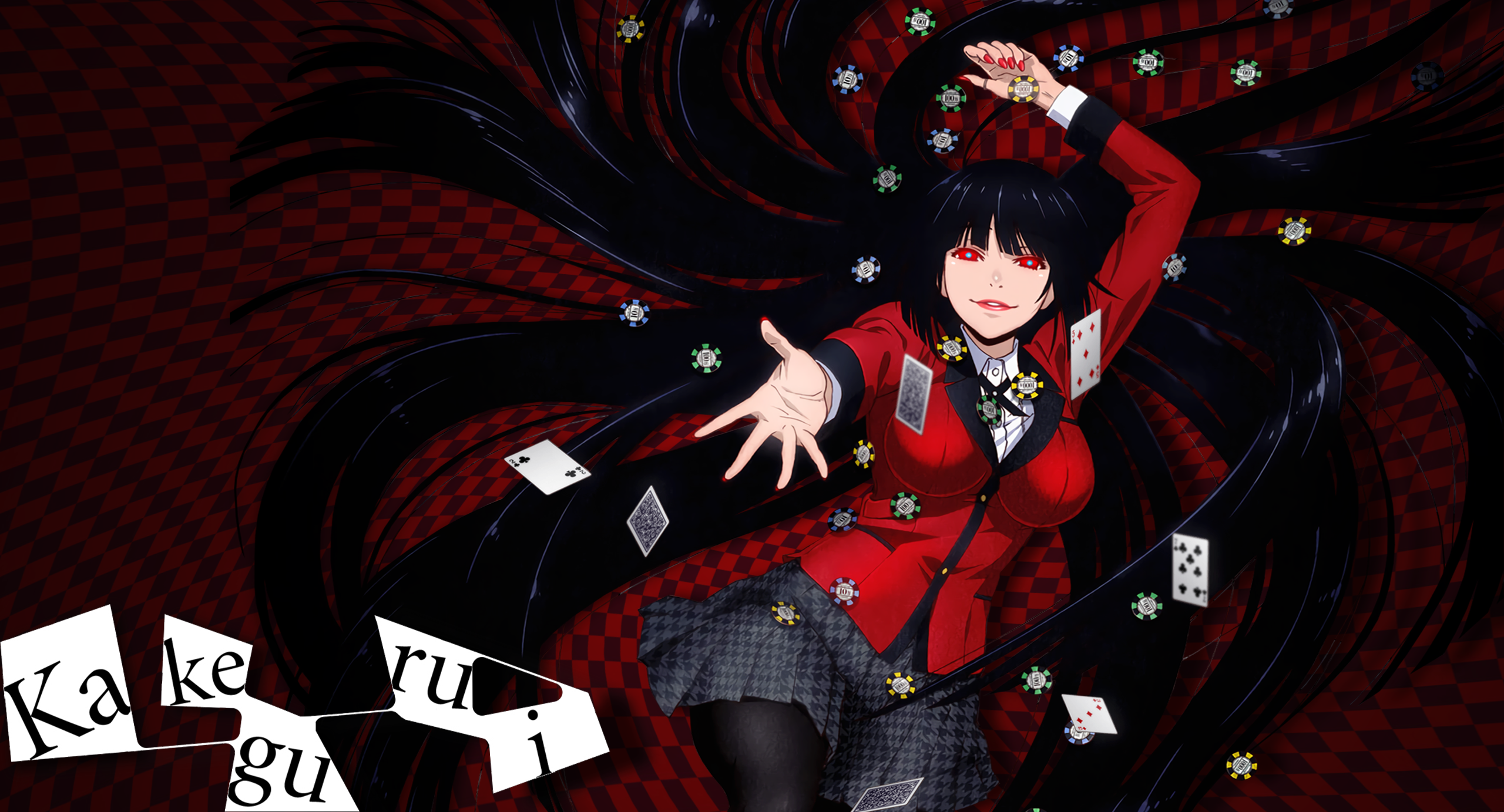 Yumeko Jabami from Kakegurui HD Wallpaper