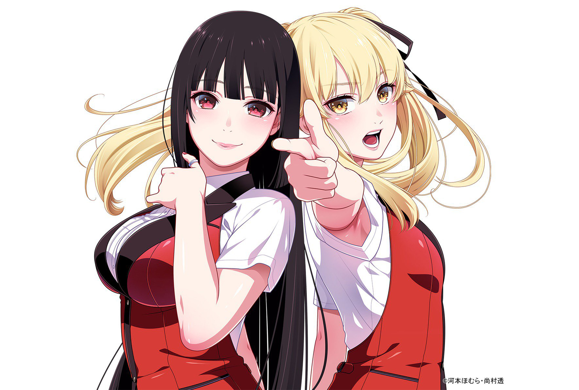 Yumeko Jabami and Mary Saotome from Kakegurui HD Wallpaper