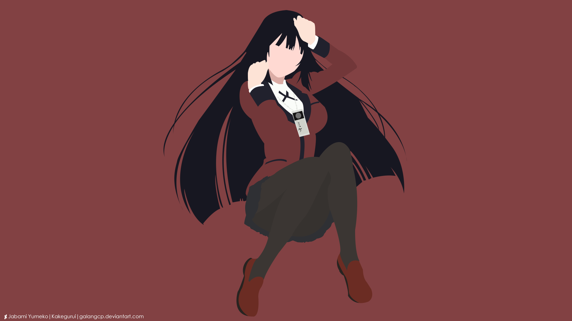 Yumeko Jabami from Kakegurui HD Wallpaper