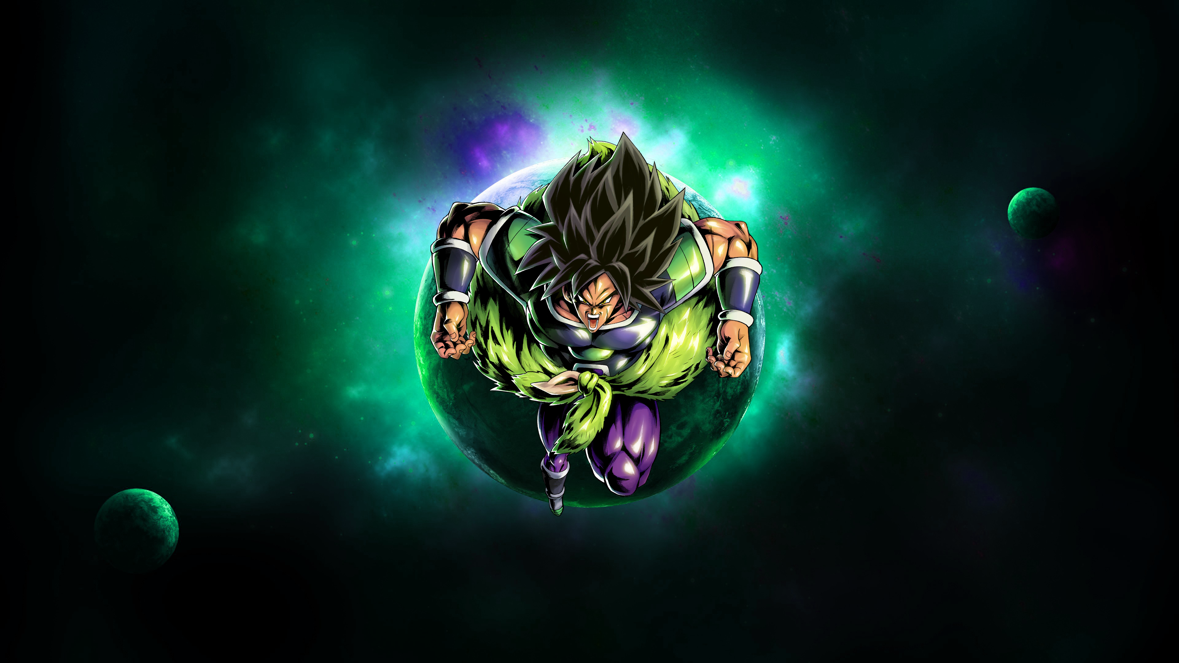 Broly from Dragon Ball in space HD Wallpaper