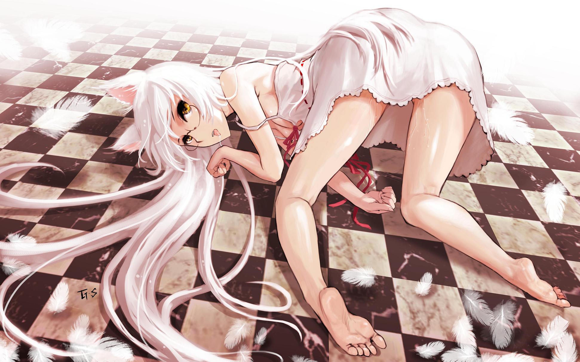 Tsubasa Hanekawa from Monogatari Series HD Wallpaper