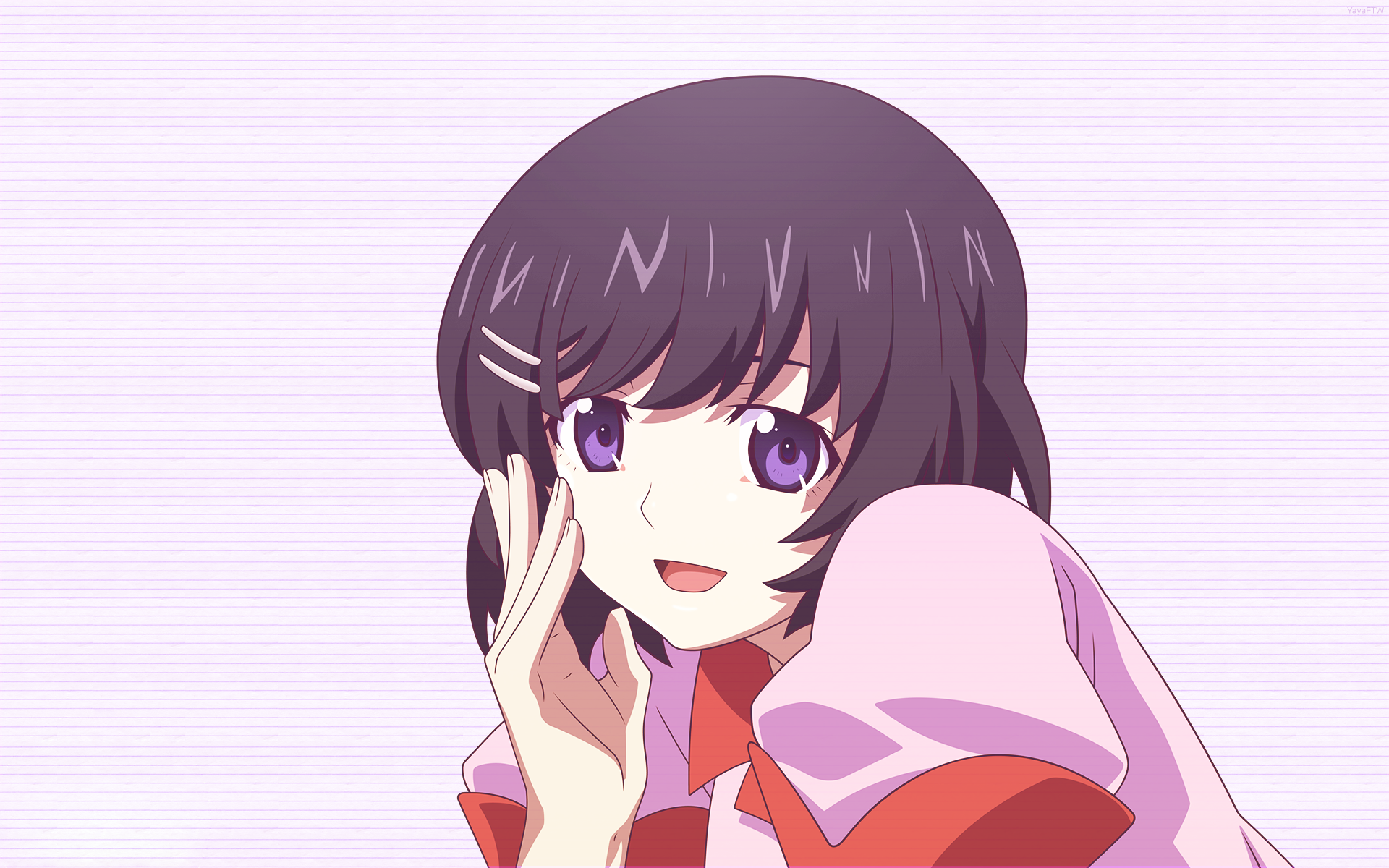 Tsubasa Hanekawa from Monogatari Series HD Wallpaper