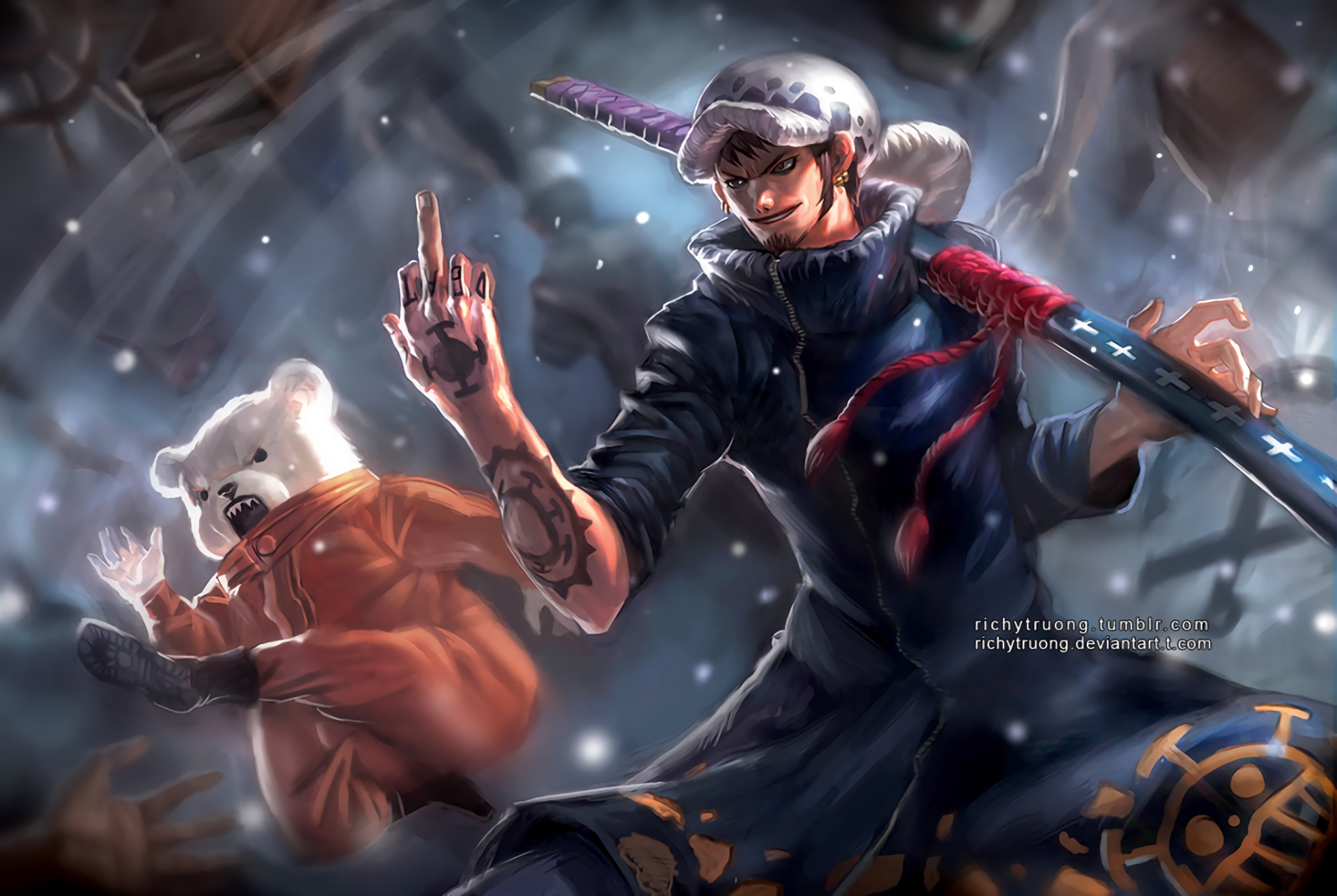 Trafalgar Law from One Piece HD Wallpaper