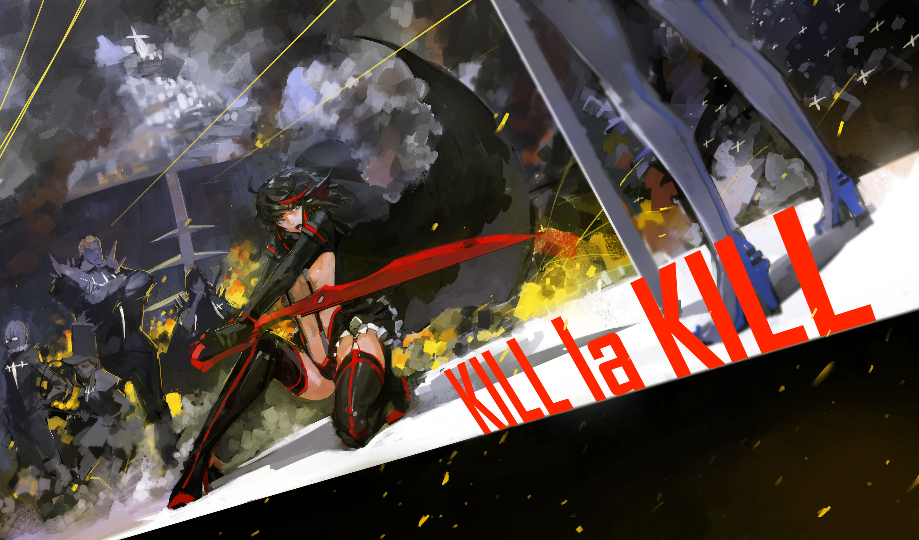 Ryuko Matoi from Kill la Kill HD Wallpaper