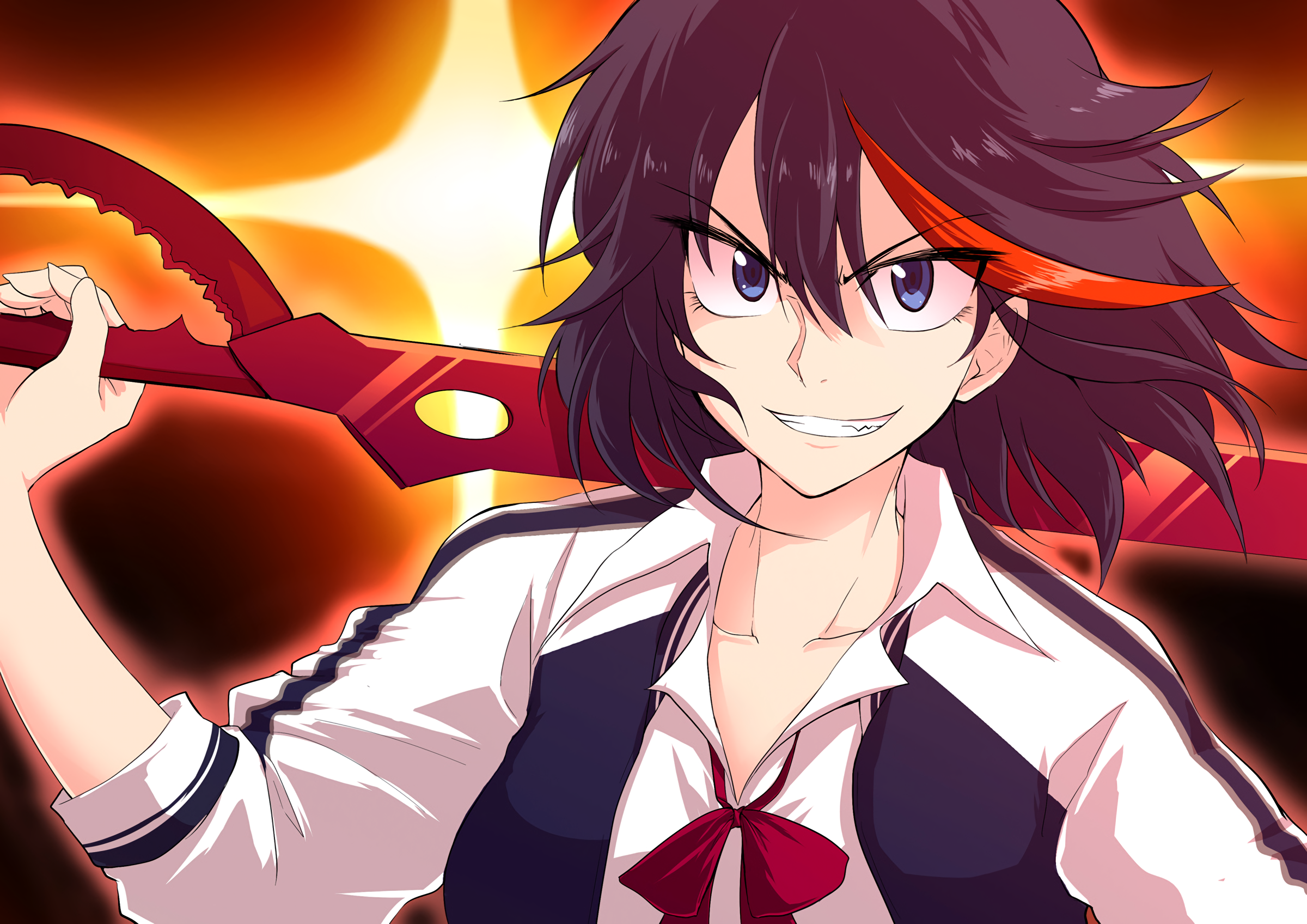 Ryuko Matoi with Scissor Blade HD Wallpaper